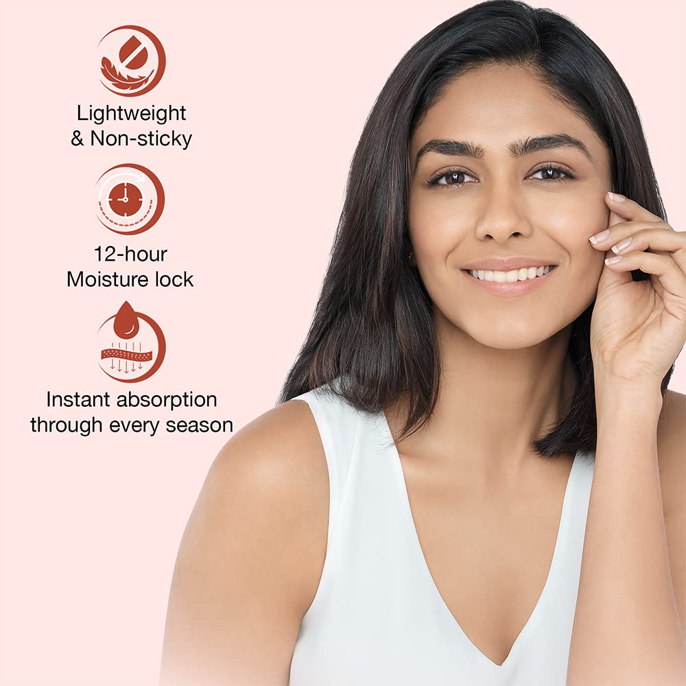 LAKMÉ Peach Milk Moisturizer Body Lotion - 60ml Hydrating & Nourishing Cream for Dry Skin | Perfect for Daily Moisturizing, After Shower Care & Travel Skincare