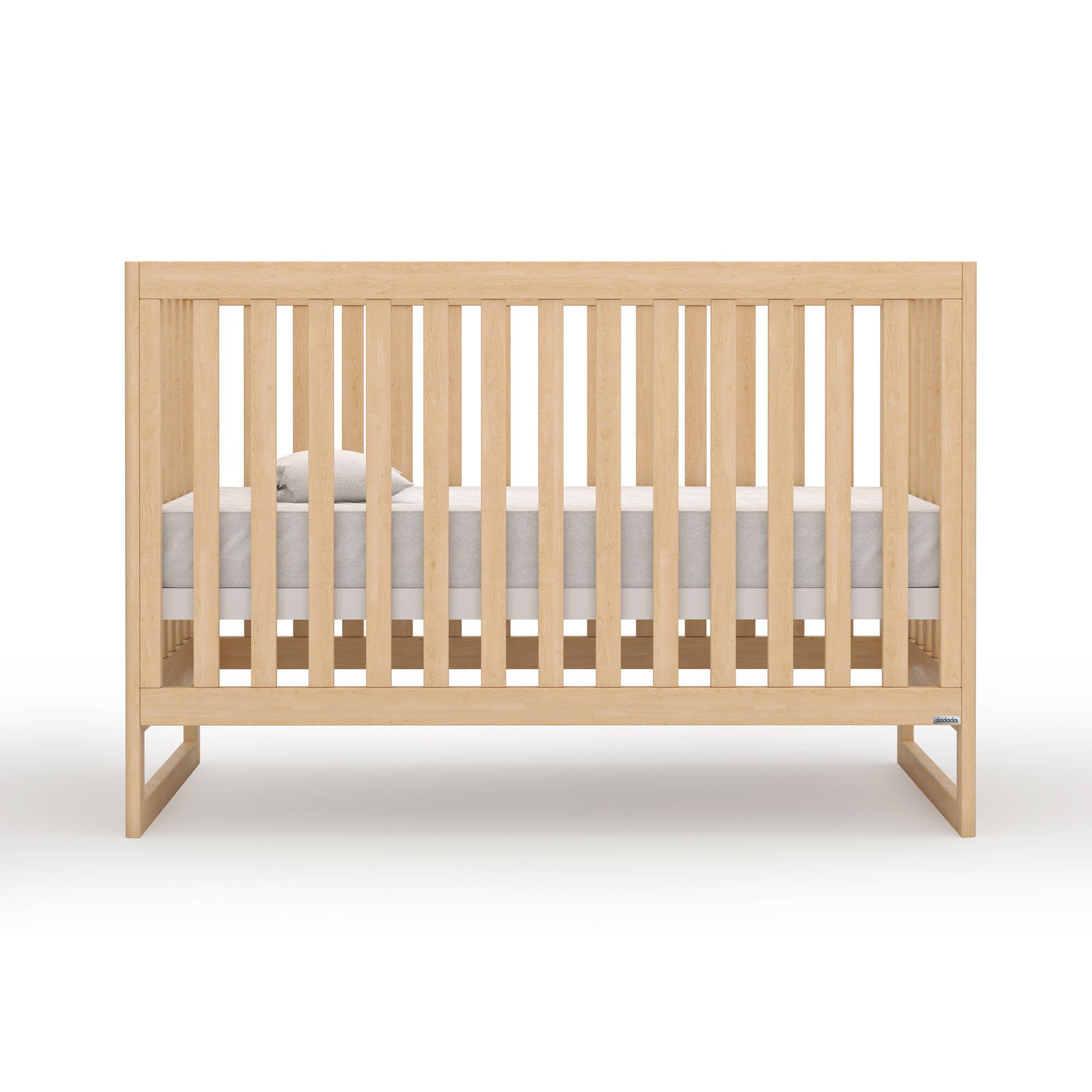 Austin 3-in-1 Convertible Baby Crib - White Wooden Nursery Furniture for Newborn to Toddler | Perfect for Modern Nursery, Bedroom & Daycare Use