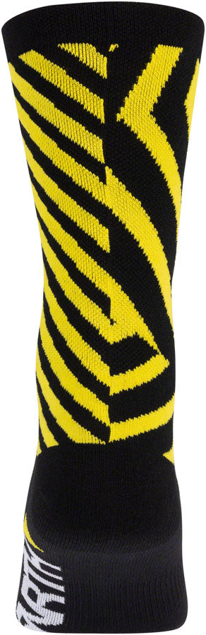 45NRTH Dazzle Lightweight Wool Socks for Men & Women - Breathable, Moisture-Wicking Hiking & Winter Socks in Yellow, Size Small - Perfect for Outdoor Adventures, Camping & Cold Weather Activities