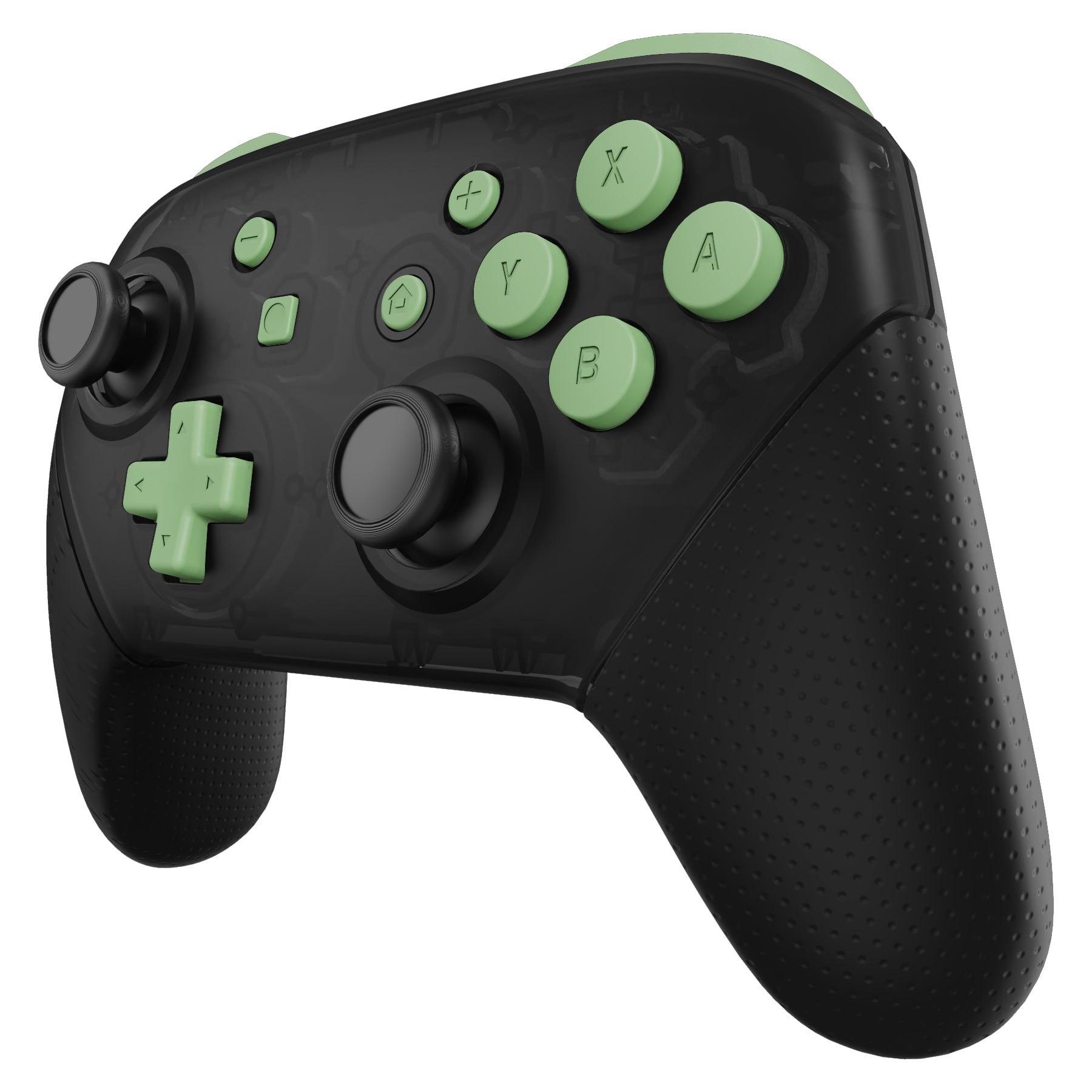 eXtremeRate DIY Replacement Full Set Buttons for Nintendo Switch Pro Controller - Matcha Green (KRP339) | Customize Your Gaming Experience | Perfect for Switch Enthusiasts & Modders
