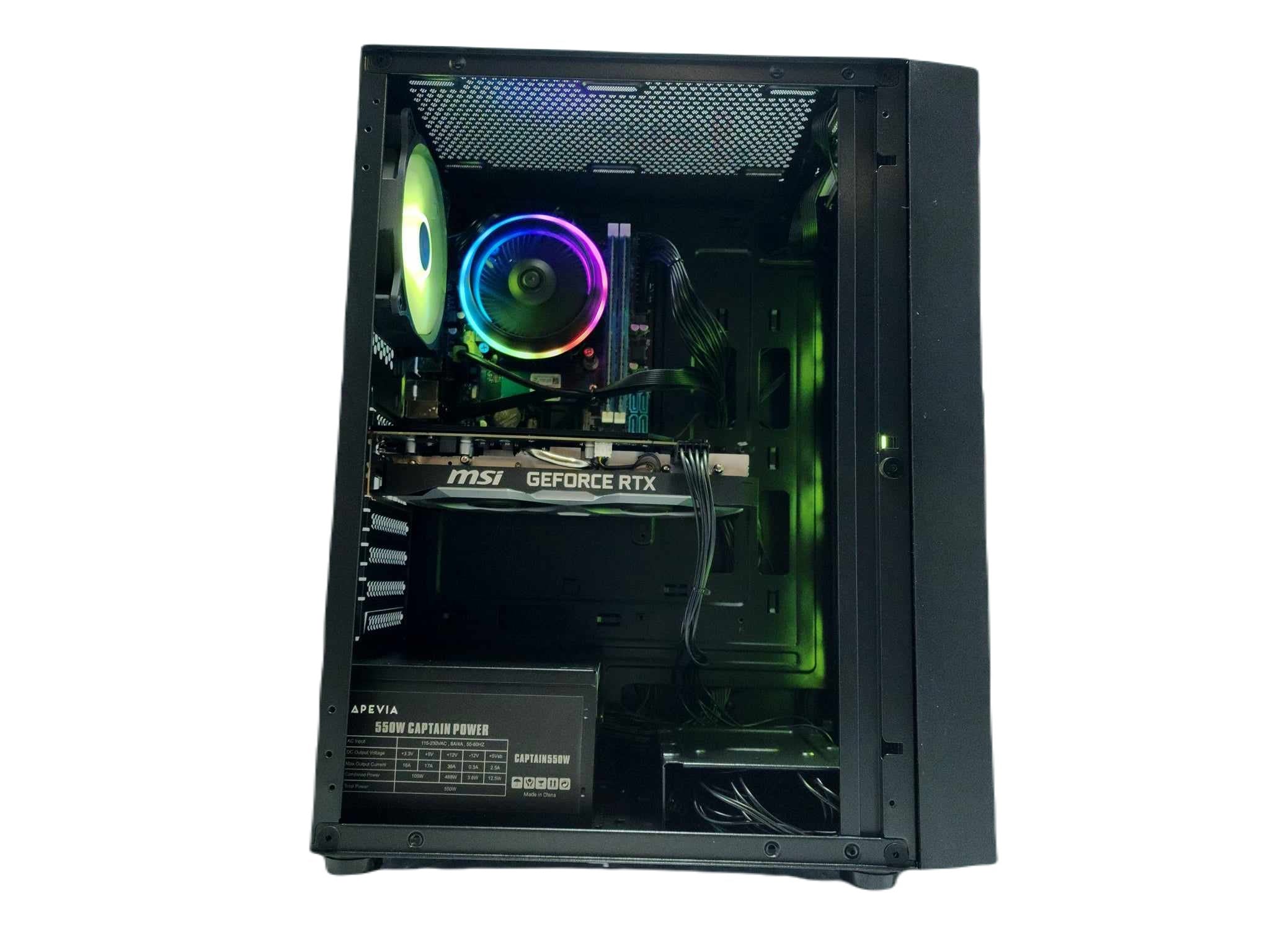 Custom Gaming PC Desktop Computer - AMD Ryzen 5, 1TB SSD, 16GB RAM, NVIDIA RTX 3050, WiFi - Gamdias A520 - Perfect for Esports, Streaming & VR Gaming
