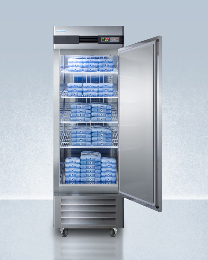 Accucold 23 Cu.Ft. Stainless Steel Upright Pharmacy Freezer - AFS23ML | Perfect for Medical Labs, Pharmacies & Vaccine Storage