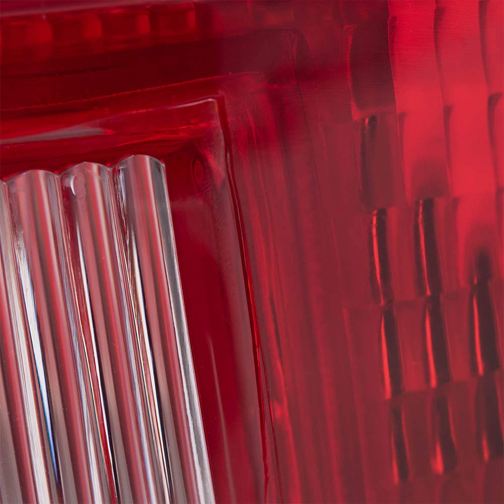 Brock Replacement Taillight Set - Driver & Passenger Side with Chrome Trim & Housing - Compatible with 1981-1993 Pickup Charger (Part# 4163151, 4163150) - Perfect for Restoration & Classic Truck Upgrades
