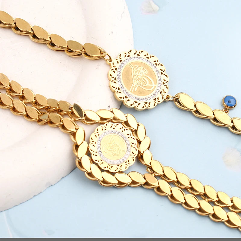 Golden Sun Bracelet for Women - 14K Gold Plated Boho Beaded Bracelet - Handmade Adjustable Wrap Bracelet - Perfect for Summer, Beach, Festival & Everyday Wear