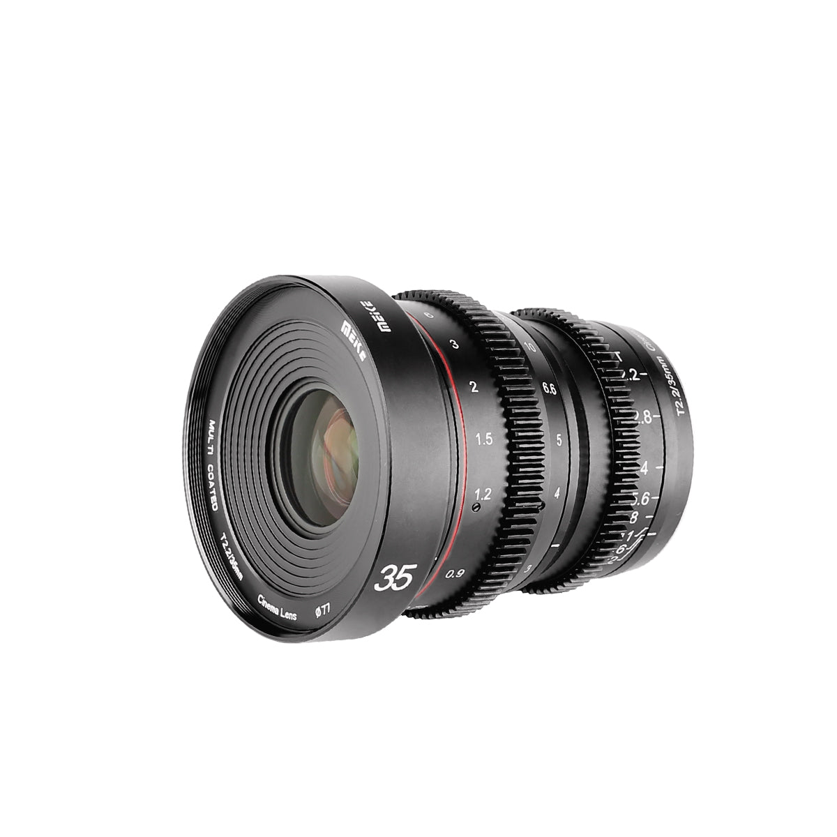 Meike 35mm T2.2 Full Frame Cine Prime Lens for Sony E Mount - Professional Cinema Lens for Filmmaking, Videography & Photography - Perfect for Short Films, Interviews & Low Light Shooting