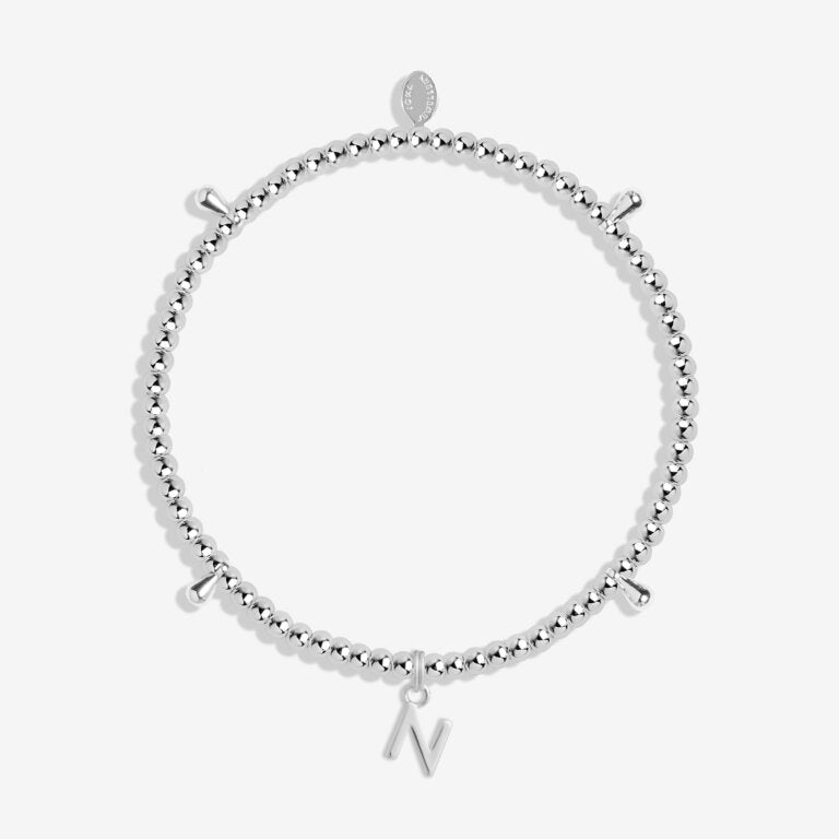 Joma Jewelry Alphabet 'N' Bracelet - Dainty Letter Charm Bracelet for Women, Girls, Teens - Perfect for Gifts, Birthdays, Anniversaries & Everyday Wear