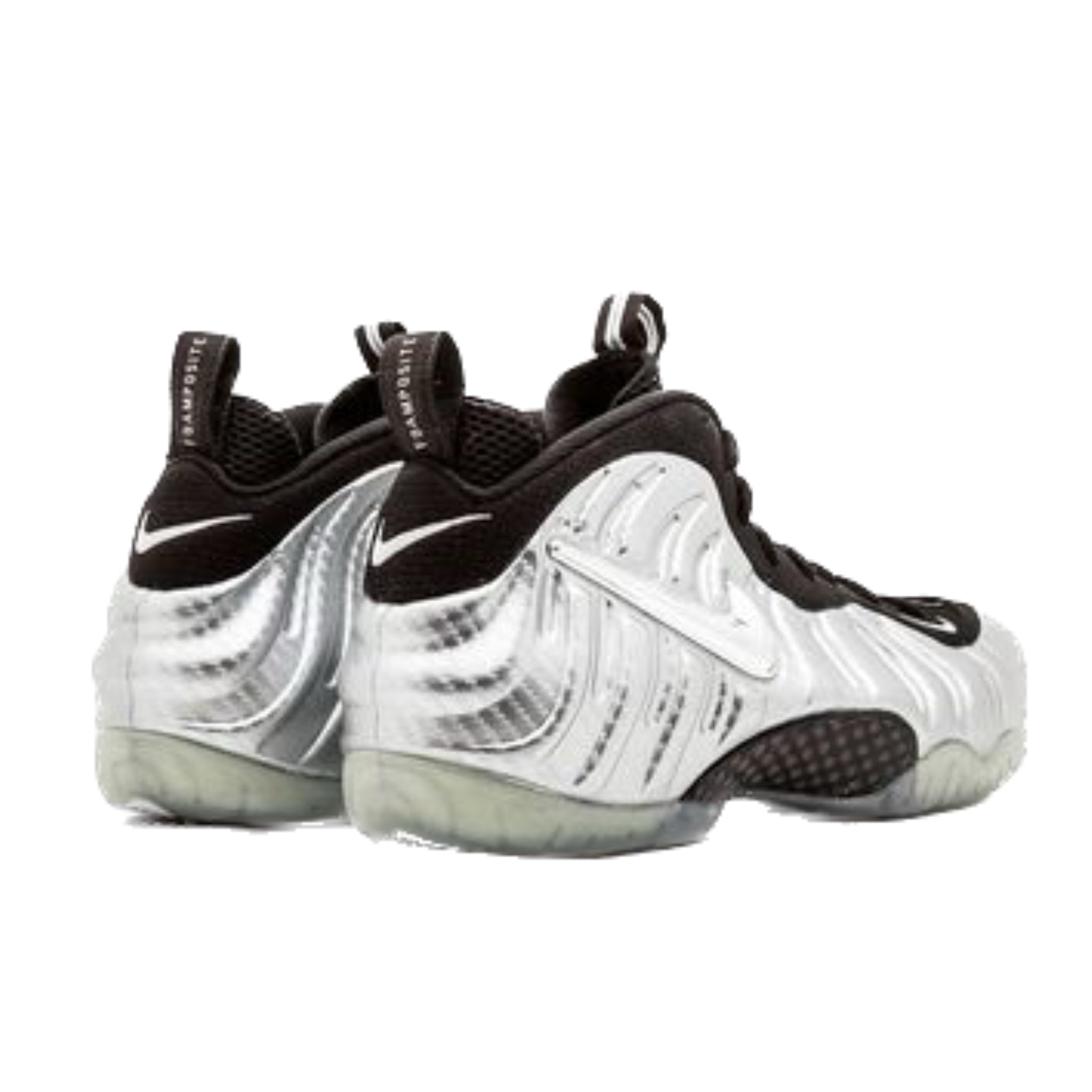 Nike Air Foamposite Pro Basketball Shoes - Silver Surfer Metallic Silver Colorway | Men's High-Top Sneakers for Streetwear & Performance Basketball