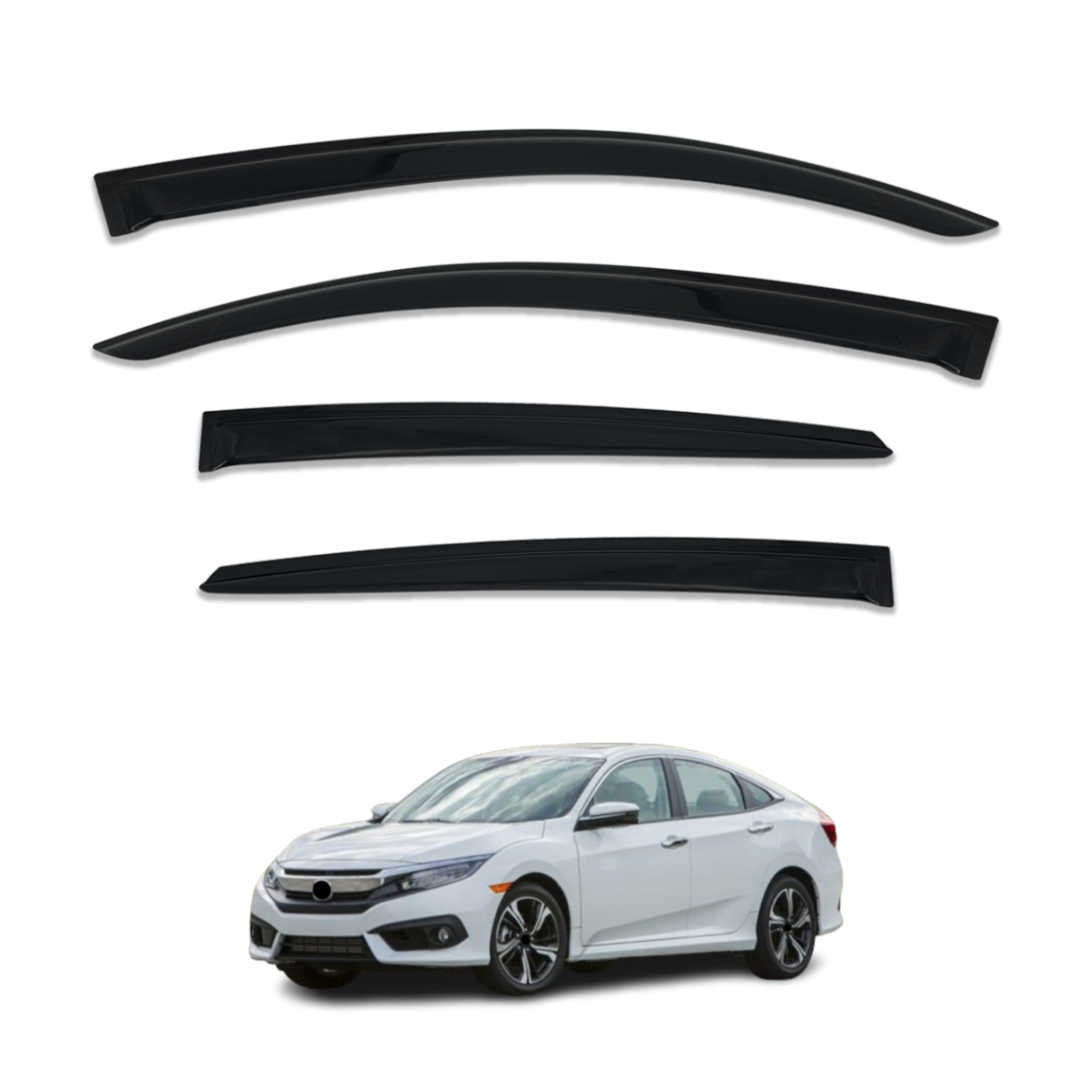 Premium Car Windshield Sun Shade for Honda Civic 10th Gen Sedan (2016-2021) - UV Protection & Heat Reduction for Parking & Outdoor Use