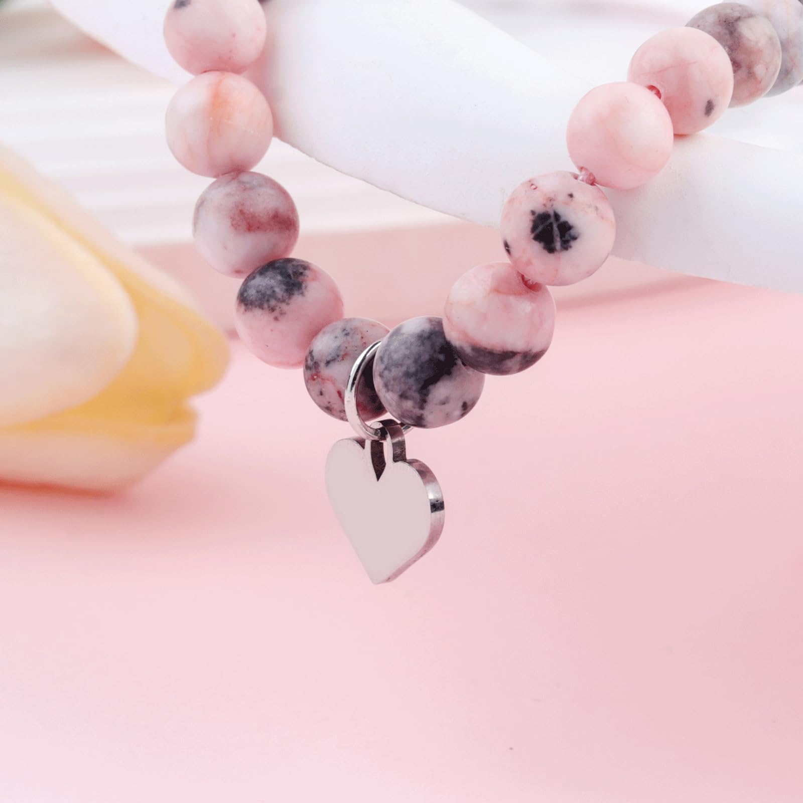 Taylor Swift Inspired Pink Bracelet Set - Birthday Gift for Girls, Women, Sisters with Card & Gift Box | Perfect for Swiftie Parties, Concert Outfits & Friendship Gifts