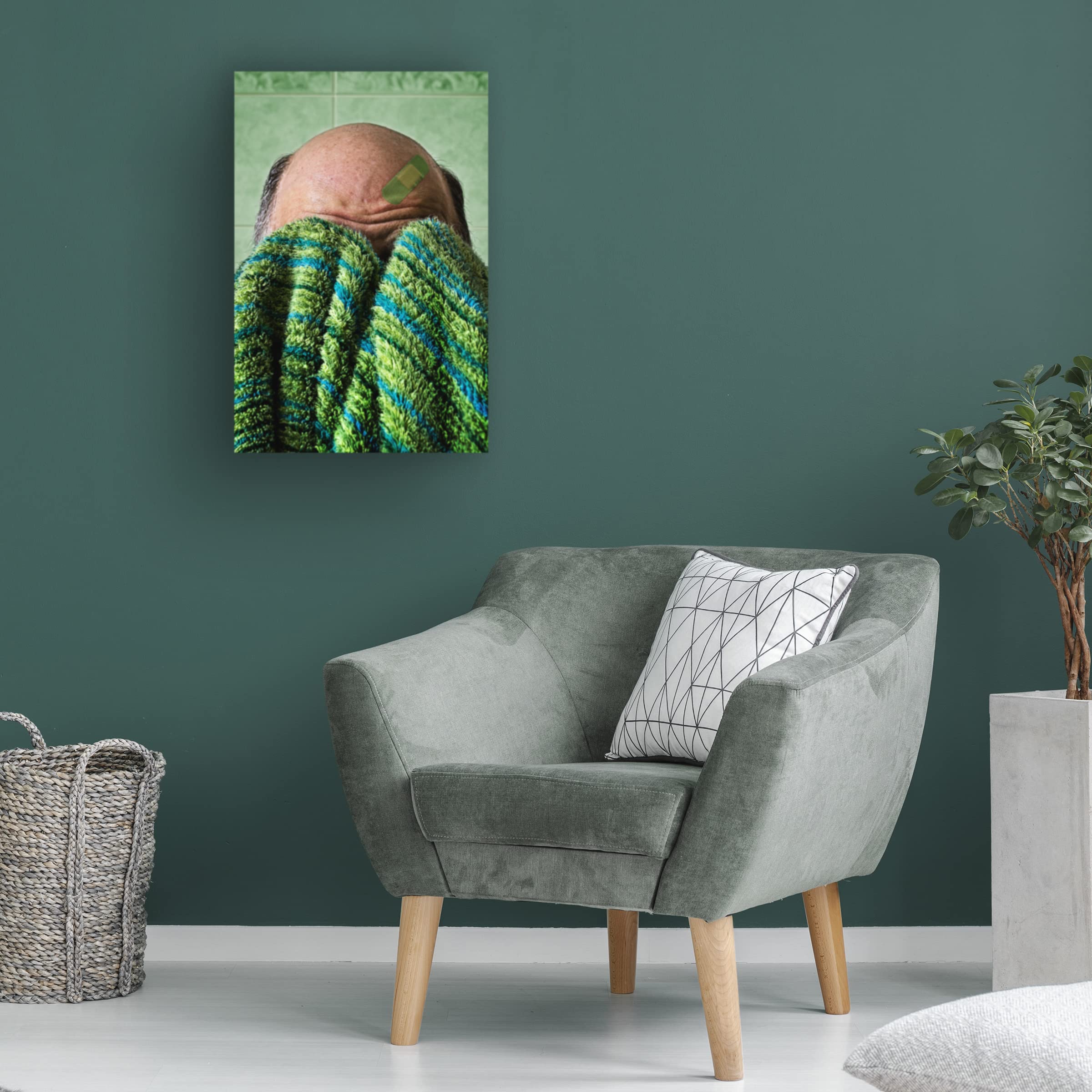 Trademark Fine Art 'The Maniac' Canvas Wall Art Print by Mister Solo - Modern Home Decor for Living Room, Bedroom & Office
