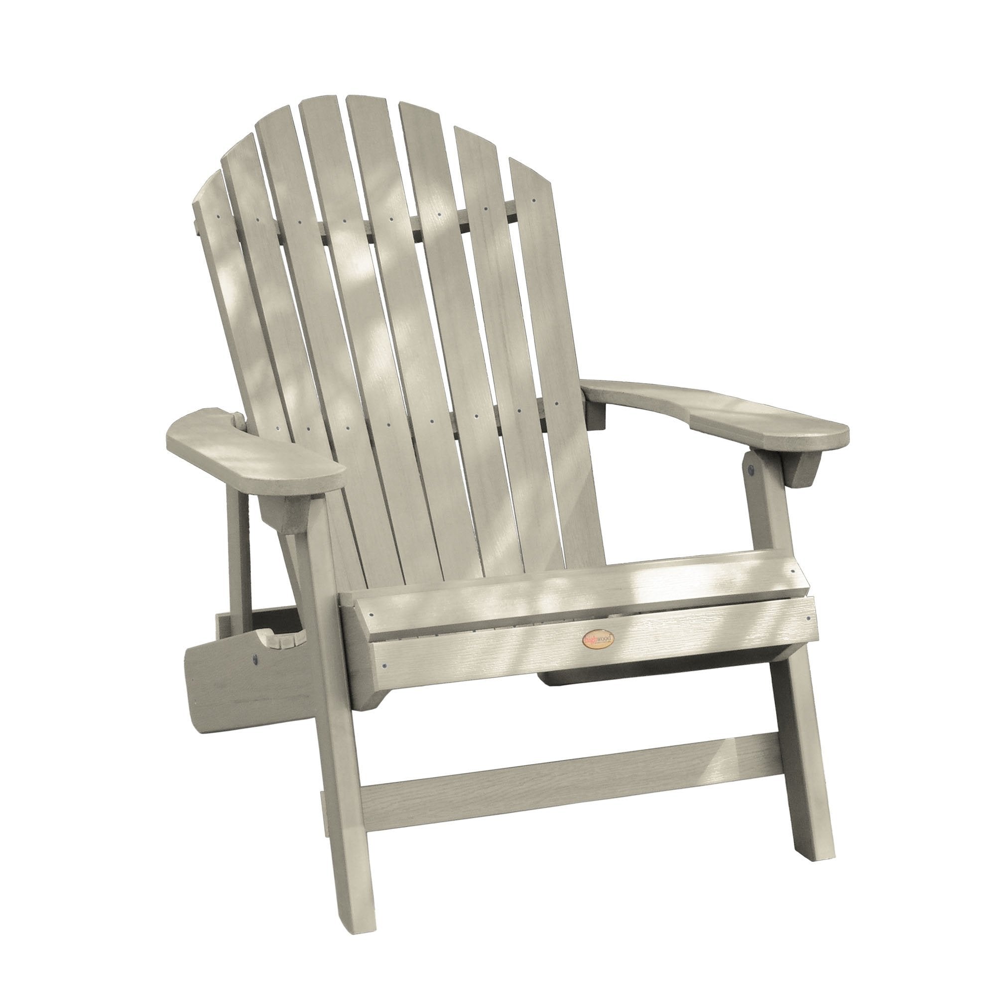 Refurbished King Hamilton Folding & Reclining Adirondack Chair - Outdoor Patio Lounge Chair for Backyard, Poolside & Beach Relaxation