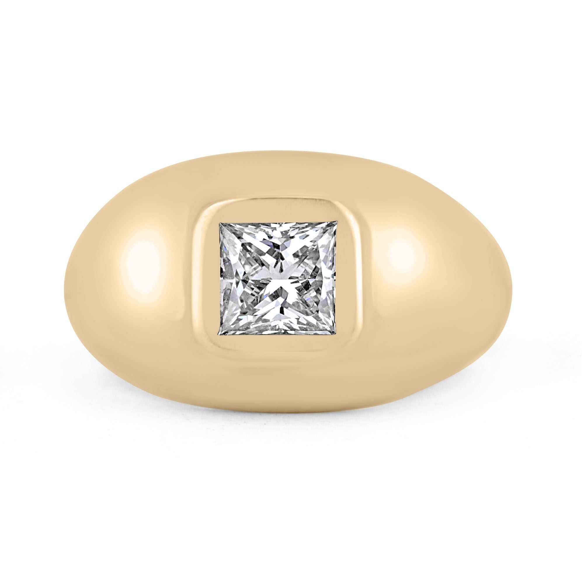 1.08ct Princess Cut G Color Diamond Solitaire Ring in 14K White Gold - Perfect for Engagement, Wedding & Anniversary Gifts
