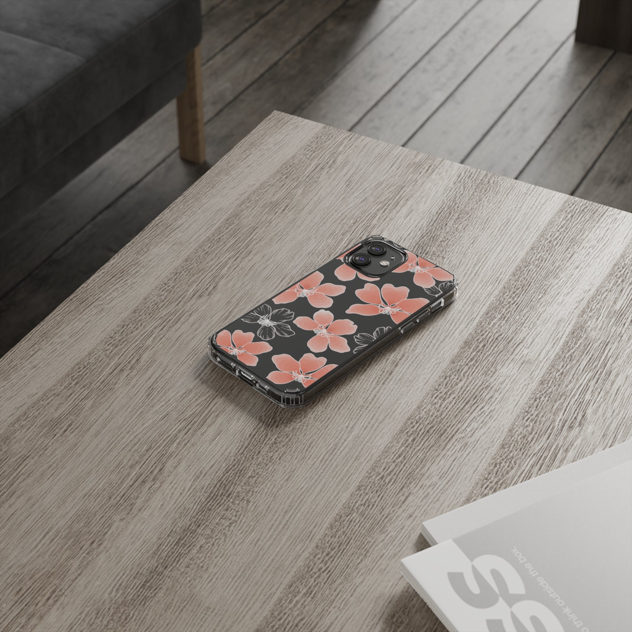 Hong Kong Orchid Clear Phone Case - Slim Protective Cover for iPhone & Samsung | Perfect for Everyday Use, Travel & Gifting