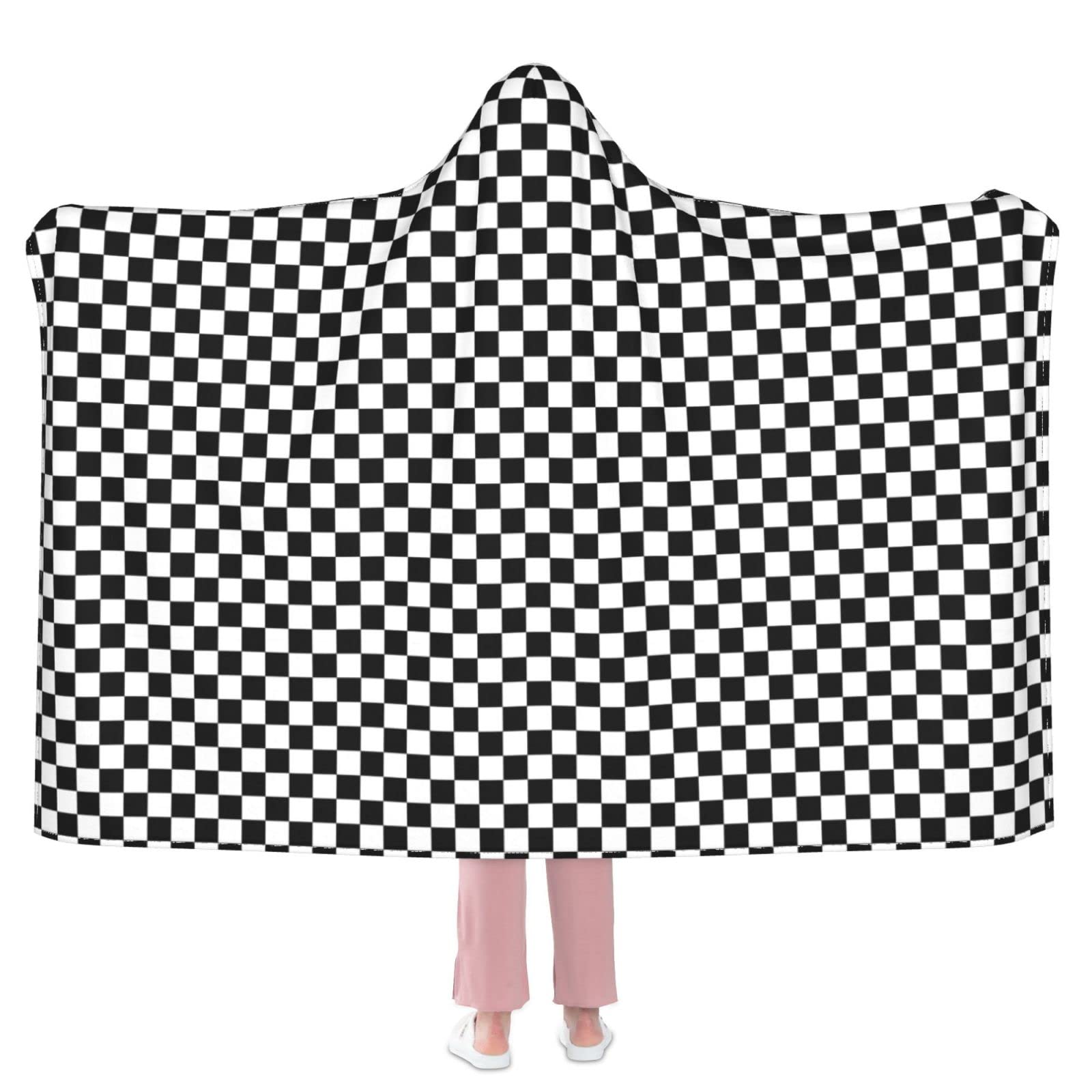 Penguin Bird Flannel Wearable Blanket Hoodie - Soft Plush Warm Fleece Blanket for Bed, Couch & Travel - Cozy Hooded Blanket for Kids & Adults - Perfect Gift for Winter Nights & Movie Time