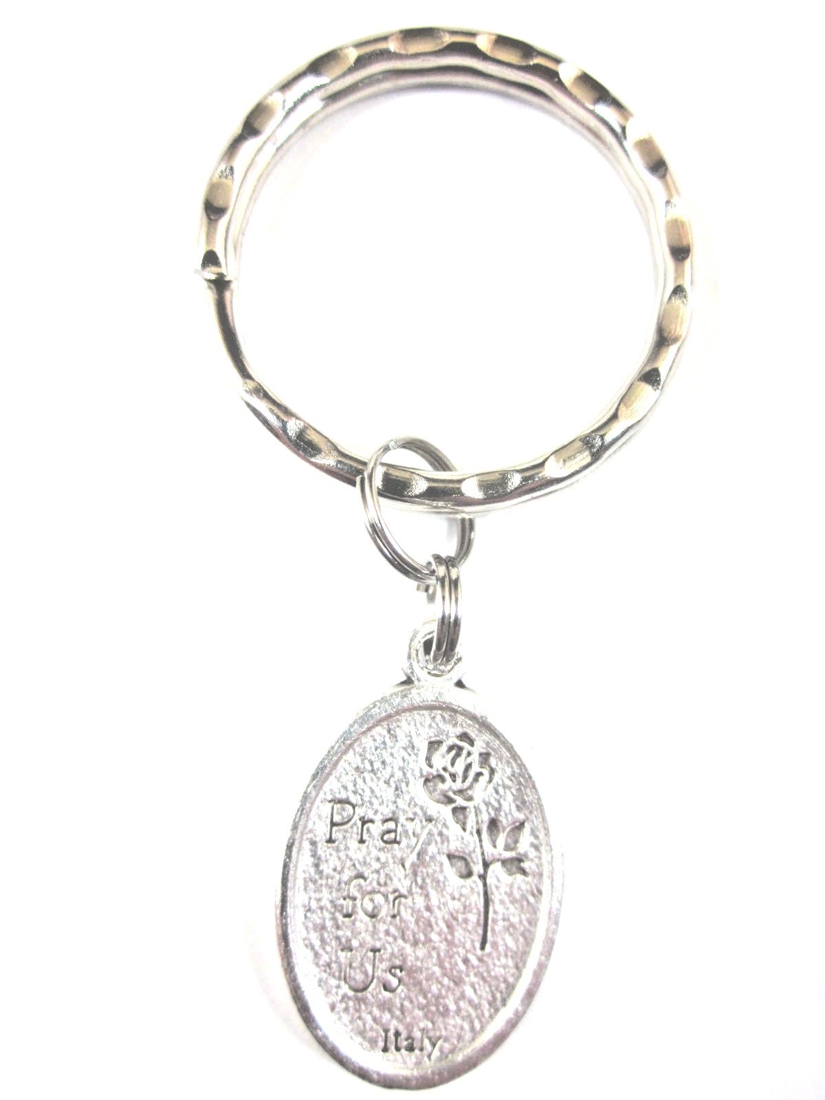 Our Lady of Loreto Religious Medal Keychain - Italian Catholic Gift with Prayer Card - Perfect for Baptism, First Communion & Faith-Based Gifts