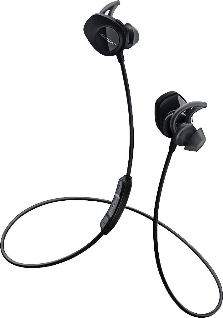 BOSE SoundSport Wireless Bluetooth Headphones - Refurbished (Black) | Sweatproof & Secure Fit for Running, Gym, Workouts & Outdoor Sports