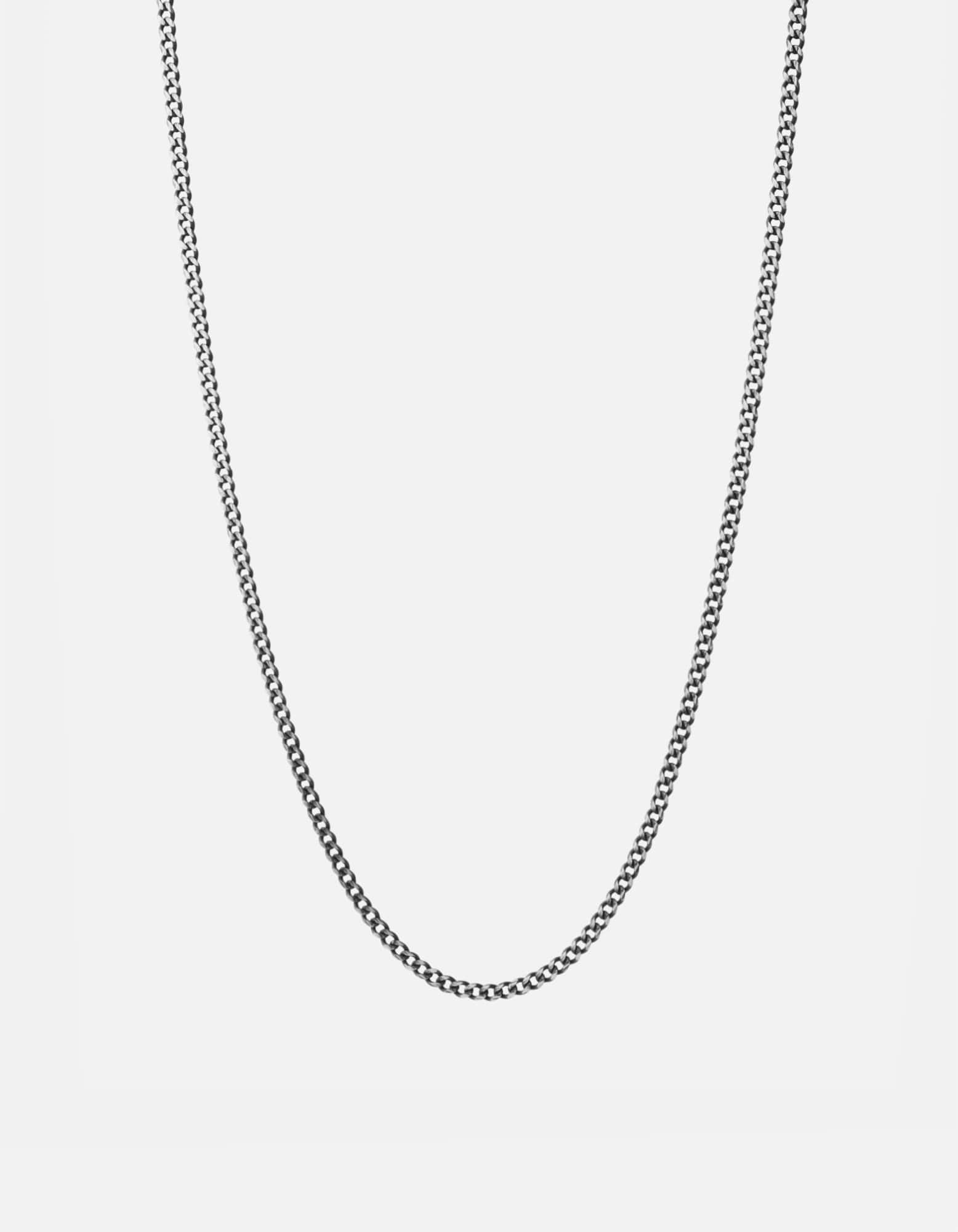3mm Cuban Chain Necklace for Men & Women - 925 Sterling Silver Unisex Jewelry - Perfect for Everyday Wear, Gifts & Special Occasions