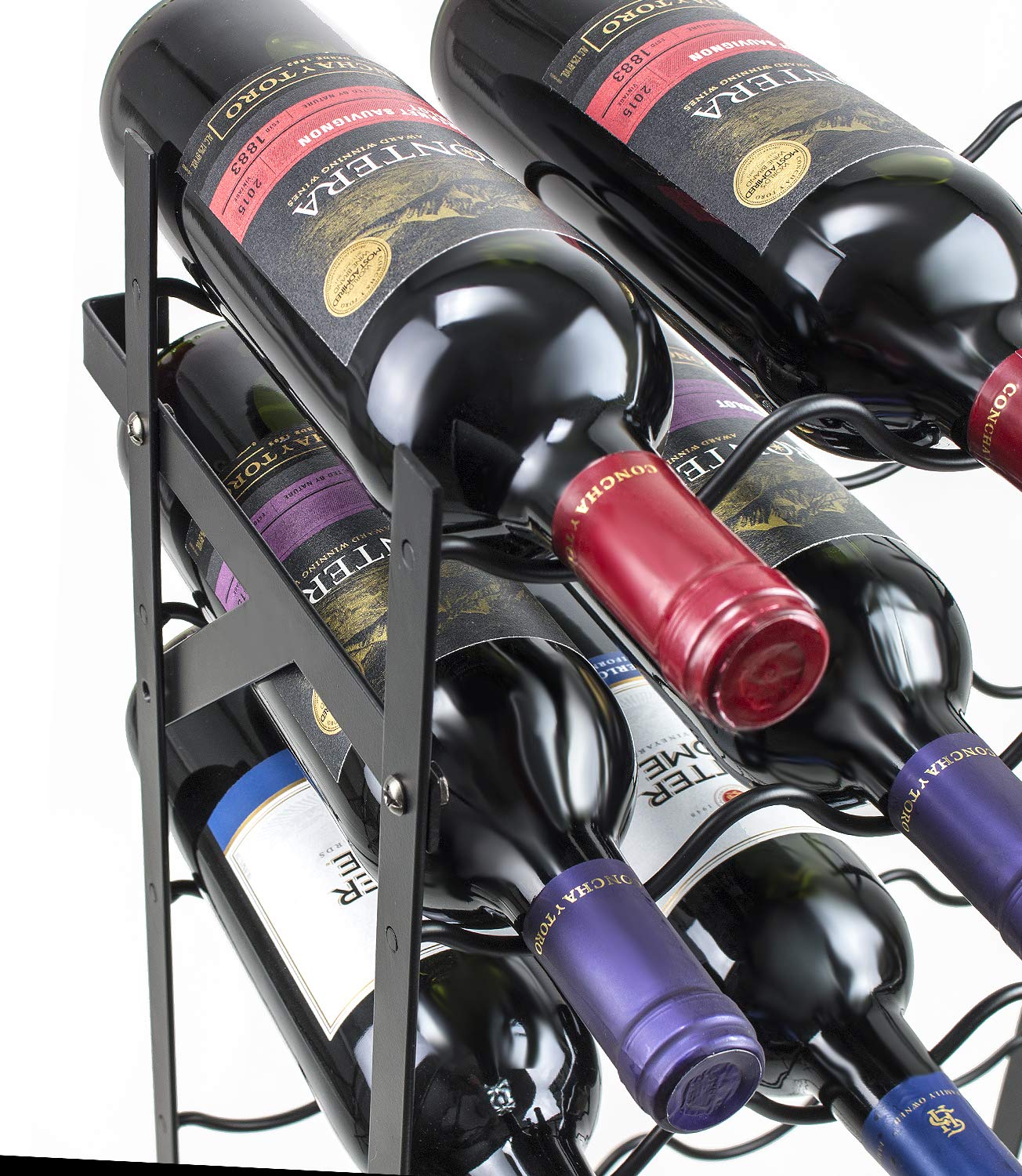 Sorbus Freestanding Floor Wine Rack - 150 Bottle Capacity Wine Storage Holder for Bar, Cellar, Kitchen & Dining Room - Perfect for Home Entertaining & Wine Collection Organization