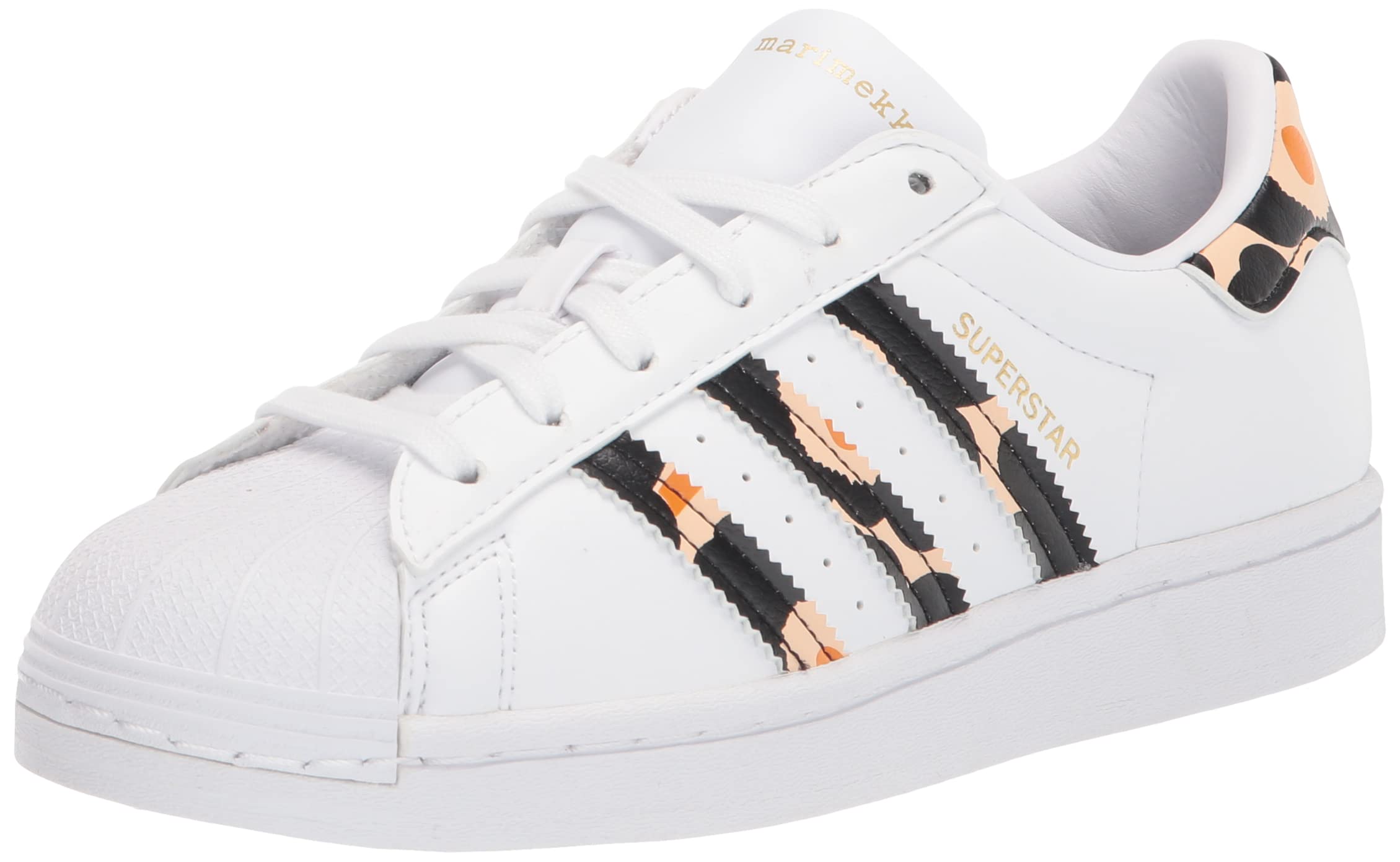 adidas Women's Superstar Sneakers - Classic White Leather Low-Top Shoes for Casual Wear & Street Style | Perfect for Everyday Comfort, Gym, and Fashion Outfits