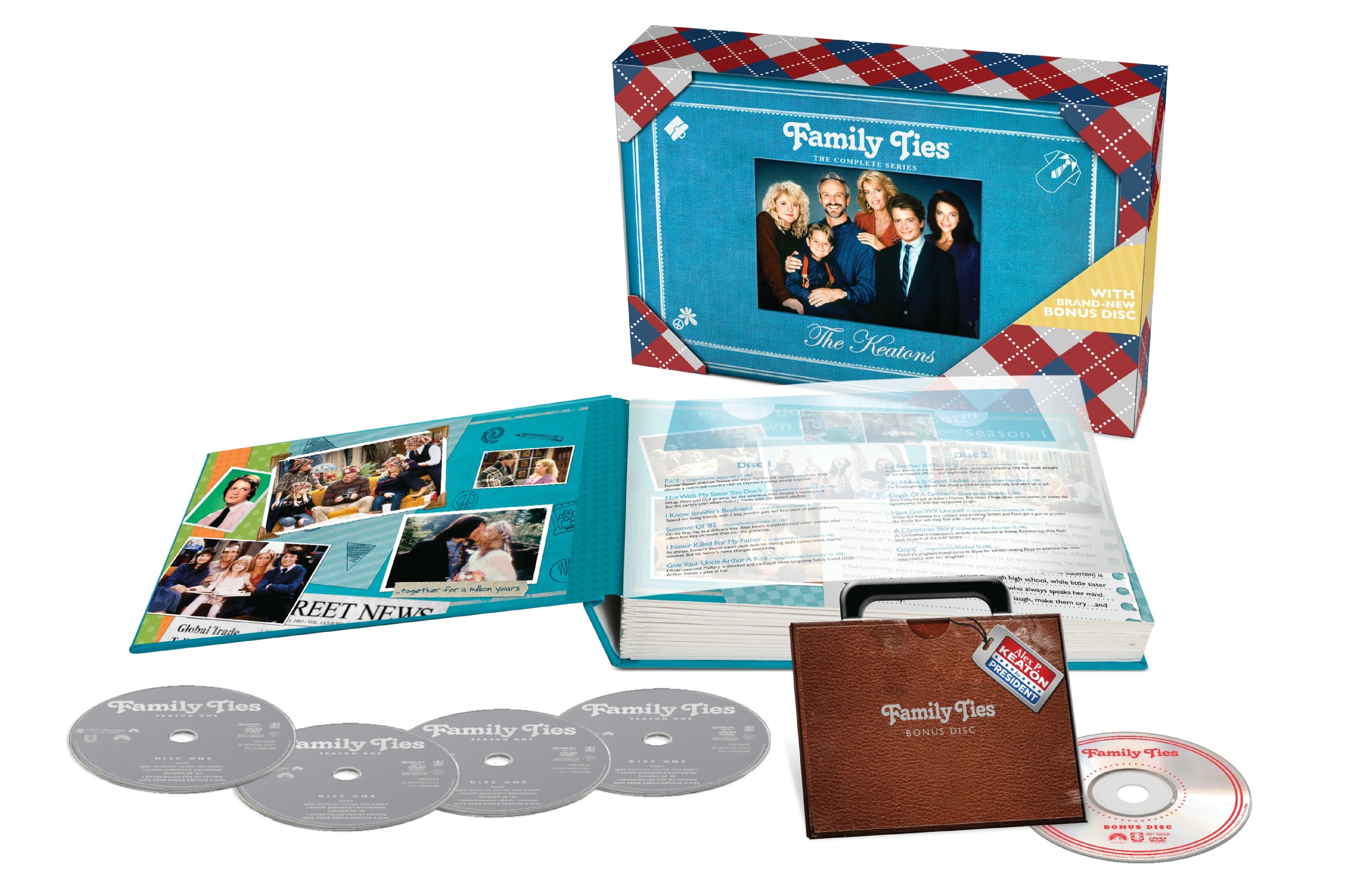 Family Ties: The Complete Series DVD Box Set - Classic 80s Sitcom for Family Movie Nights & Nostalgic Entertainment
