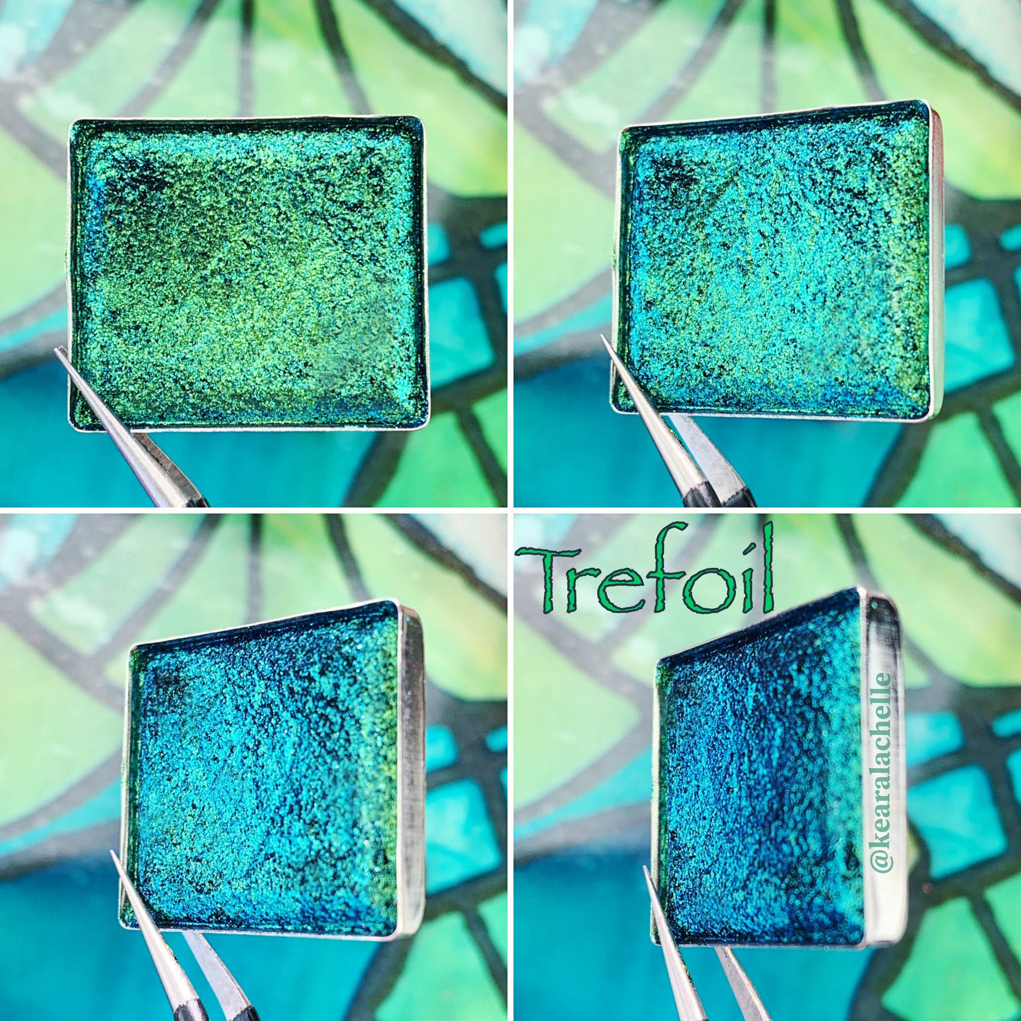 Trefoil | Multichrome Jewelled Eyeshadow Palette - Long Lasting, Highly Pigmented for Day & Night Makeup Looks