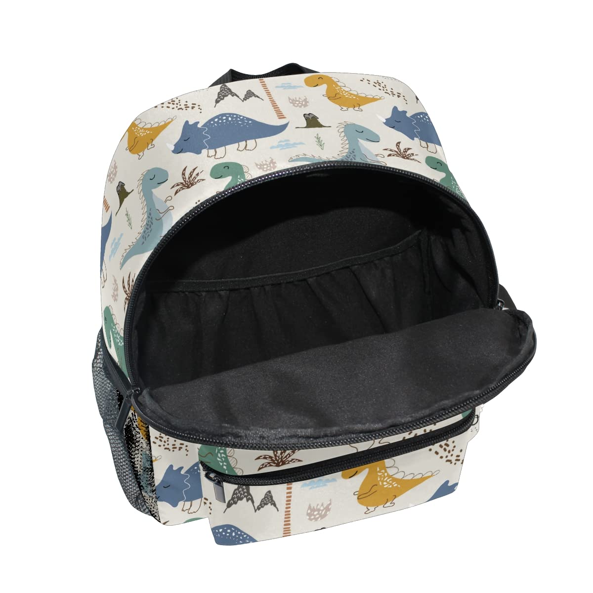 Dino Kids Backpack - Dinosaur School Bag for Toddlers & Preschoolers - Travel & Nursery Use