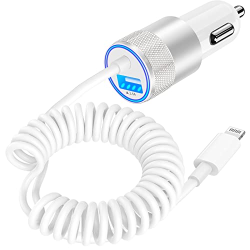 White---Built-in Coiled Cable