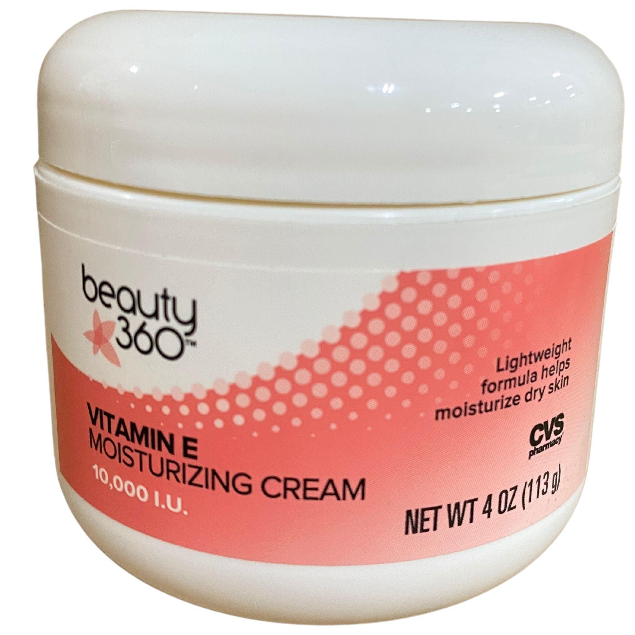 Beauty 360 Vitamin E Moisturizing Cream 4OZ (48 Pcs Bulk) - Hydrating Face & Body Lotion for Dry Skin - Perfect for Daily Skincare Routine & Gift Sets