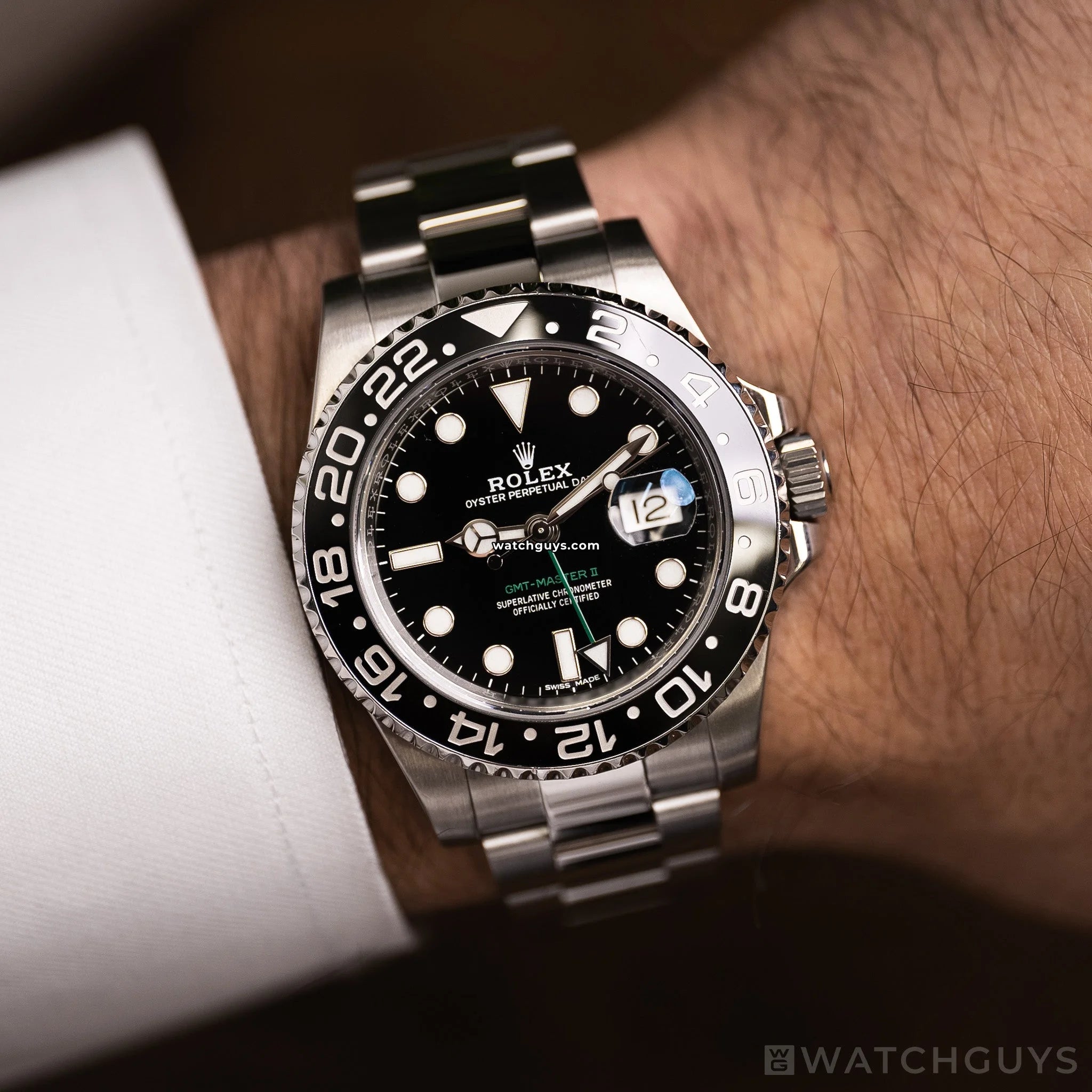 Rolex GMT Master II 116710LN Black Stainless Steel Men's Watch - Luxury Automatic Timepiece for Travelers & Business Professionals