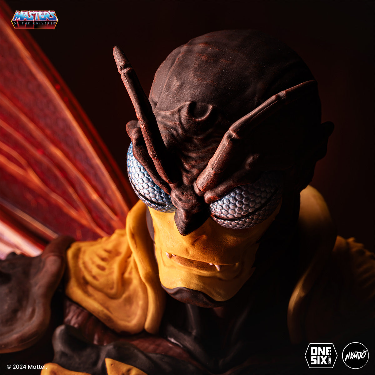 Masters of the Universe Buzz Off 1/6 Scale Action Figure - Timed Edition Collectible for Fans and Display - Perfect for Home Decor, Office Display, and Gift Giving