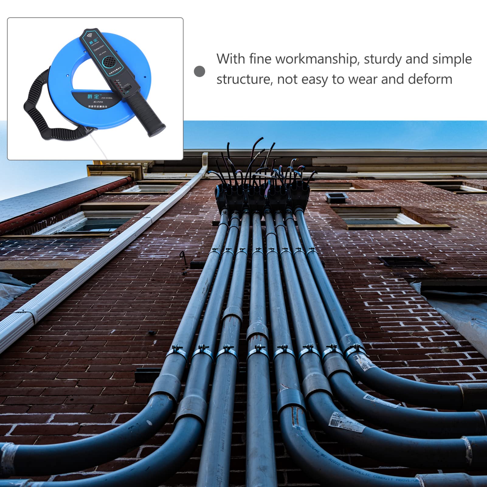 Wall Scanner & Pipe Blockage Detector - Professional Plumbing Tool for Locating Clogs in Pipes & Drains | Ideal for Home Inspection, Plumbing Repairs & DIY Projects