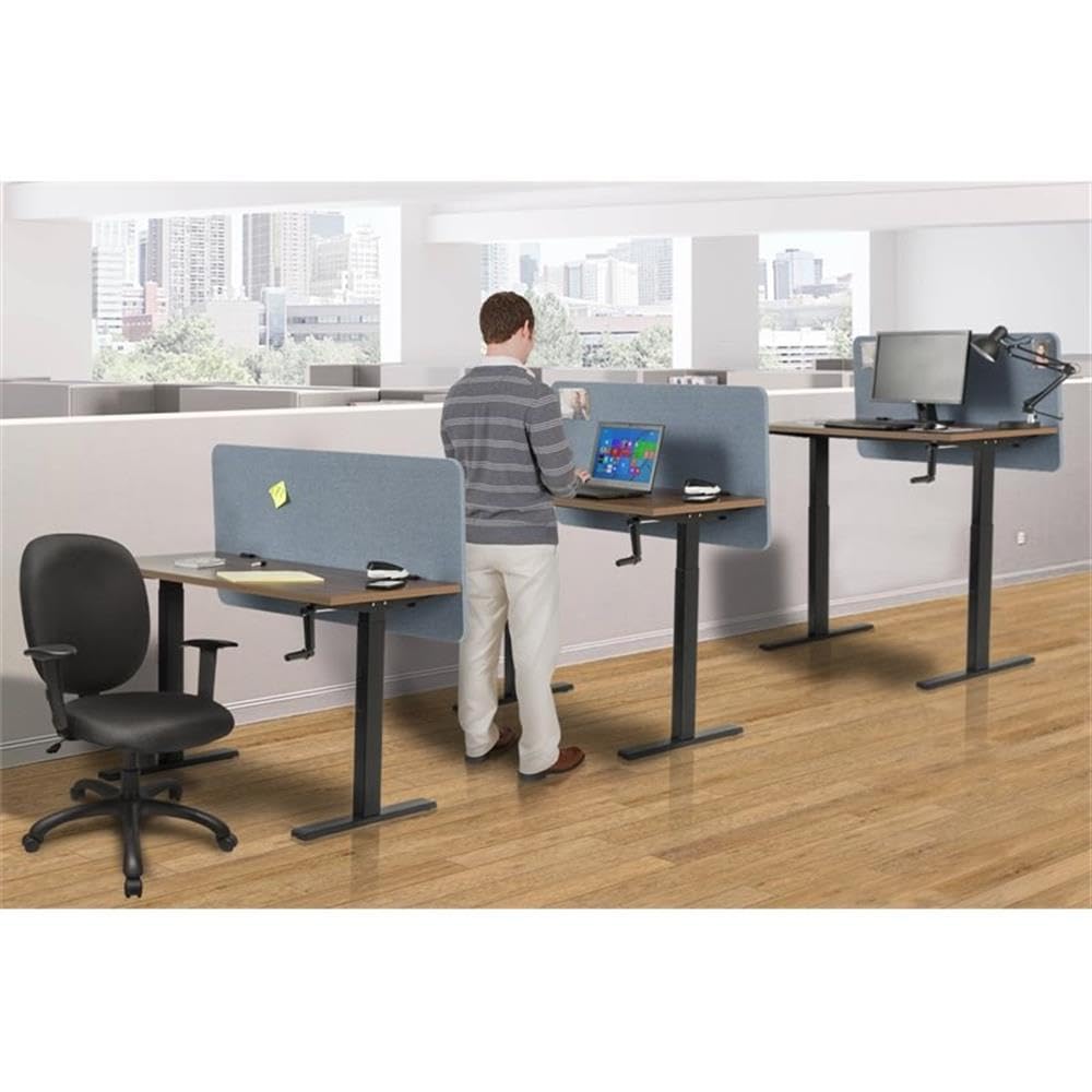 Ergonomic Adjustable Height Desk - Model 23000 by OS Home & Office Furniture for Standing & Sitting Work | Home Office, Study & Workspace Solution