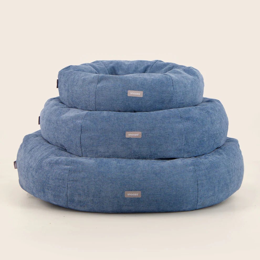 Premium Panelled Cuddler Dog Bed for Small & Medium Dogs - Soft & Cozy Pet Bed with Removable Washable Cover - Perfect for Home, Crate & Travel Use