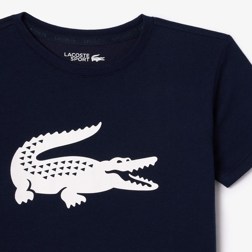 Boys' Oversized Croc Tennis Tee - Comfortable Cotton Shirt for Kids Sports & Casual Wear - Perfect for Tennis, School, and Everyday Outfits