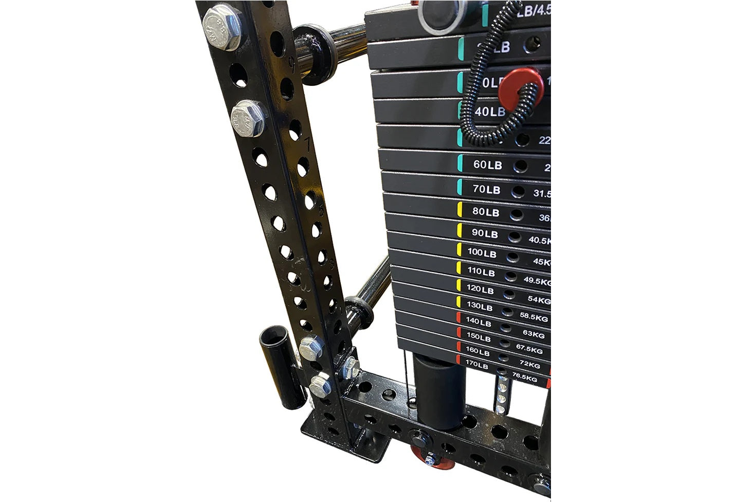 Warrior 2.0 Cable Crossover Pulley System - Power Rack Gym Equipment for Home & Commercial Use - Strength Training Machine for Full Body Workouts - Perfect for Weight Lifting, CrossFit & Functional Fitness