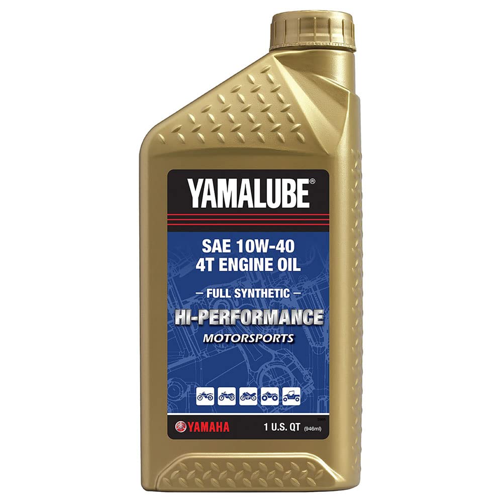 Yamalube Hi-Performance Synthetic 10W-40 4-Stroke Oil Change Kit for Yamaha Big Bear 2x4 350 (1996-1999) - Complete Engine Protection for ATV Trail Riding & Off-Road Adventures