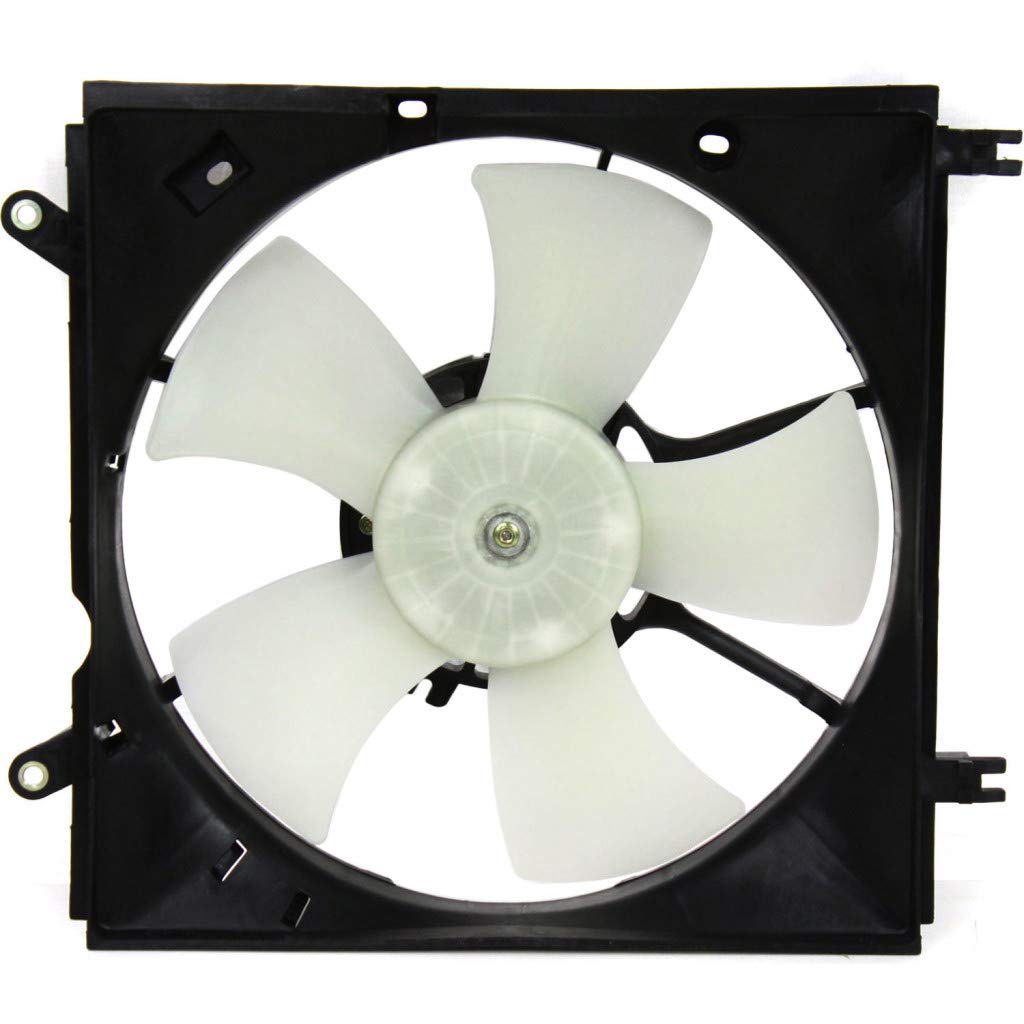 2001-2005 Toyota RAV4 Radiator Cooling Fan Assembly Driver Side Replacement - Compatible with TO3115120 & 1636123050 | Perfect for Engine Cooling System Repair & Maintenance