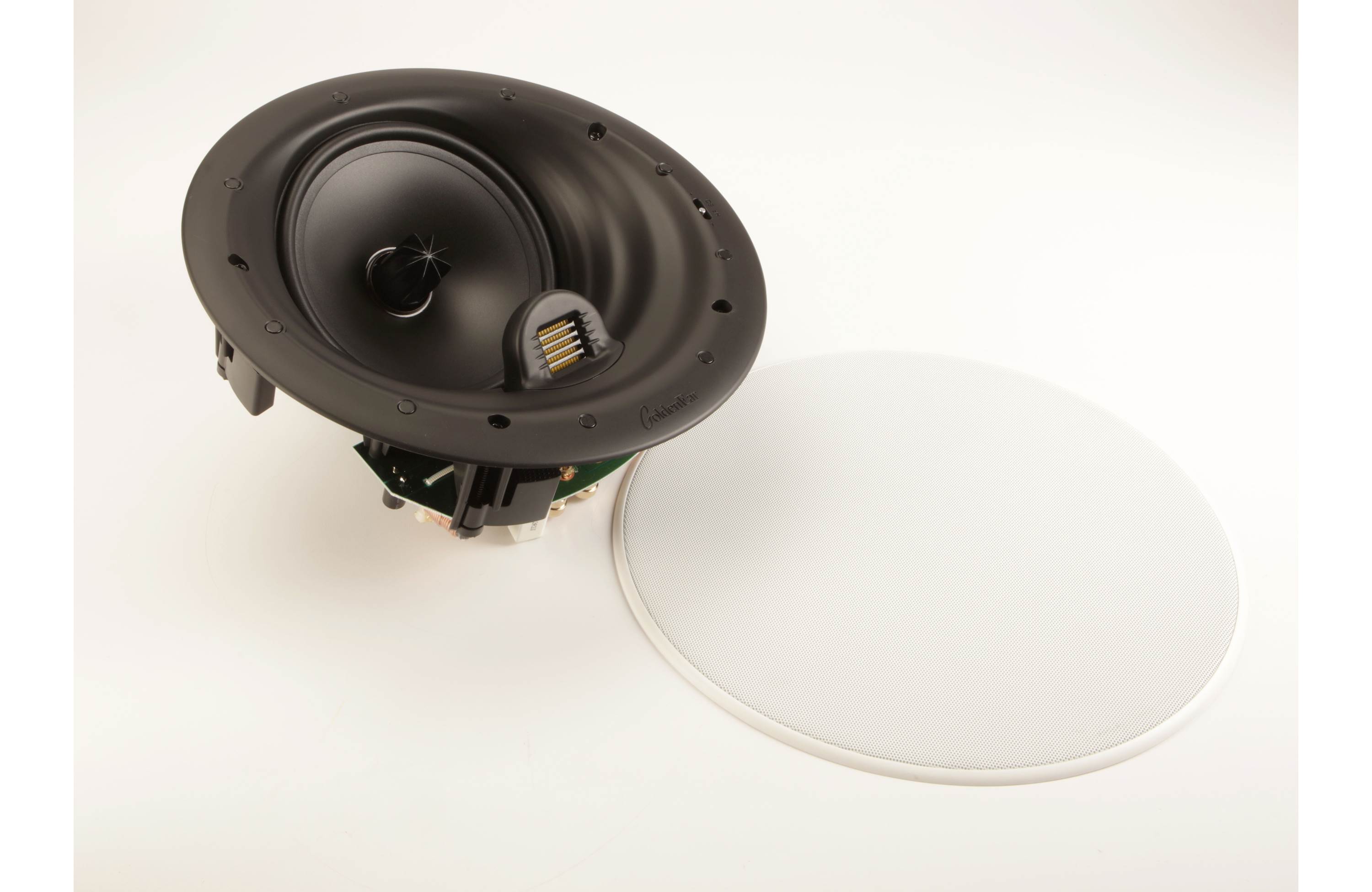 GoldenEar Invisa HTR 7000 In-Ceiling Home Theater Reference Speaker - High Performance Audio for Movies & Music (Each) - Perfect for Home Cinemas & Multi-Room Audio Systems