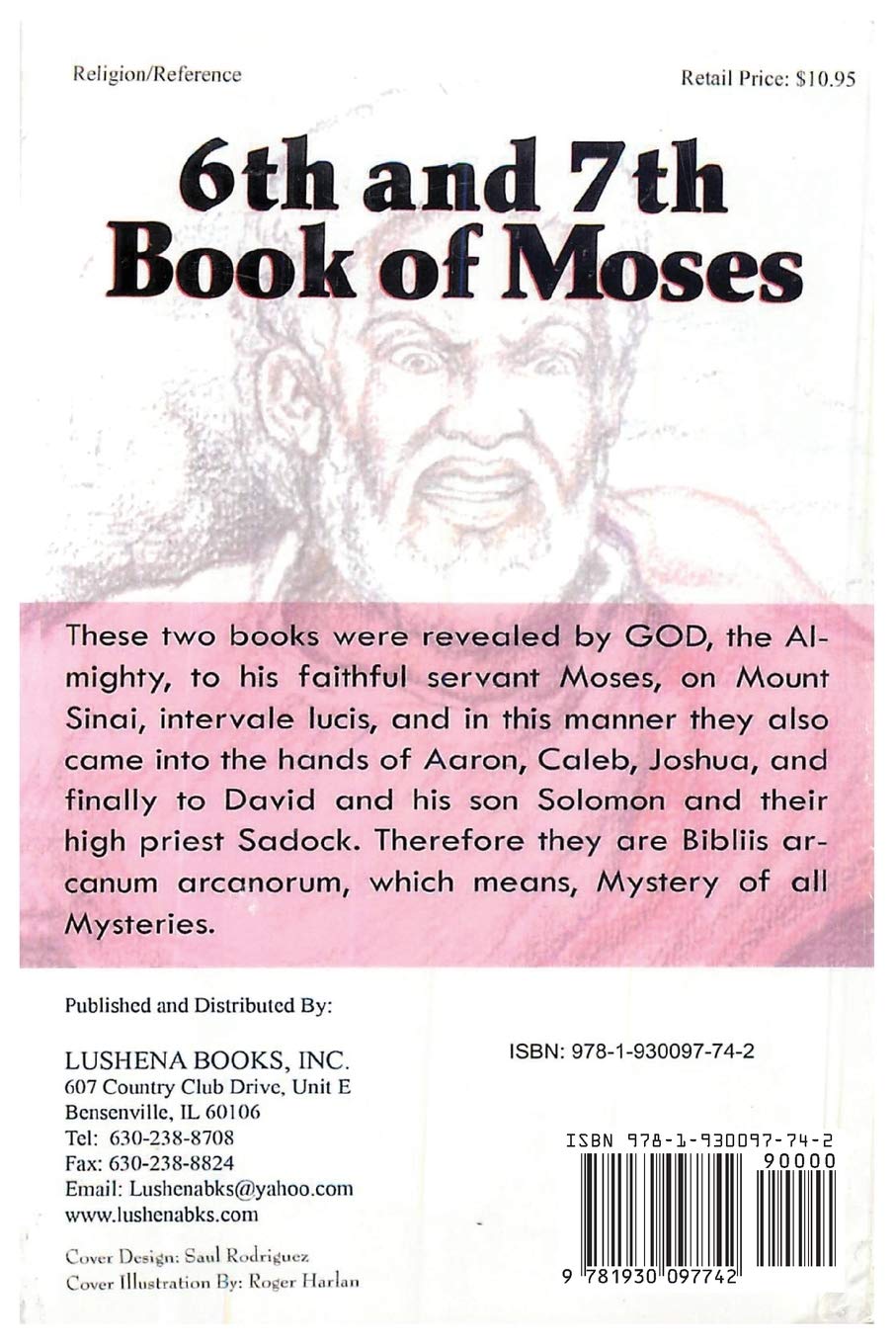The Sixth and Seventh Books of Moses - Ancient Occult Grimoire for Spiritual Growth, Magic & Esoteric Studies | Perfect for Wicca, Pagan Rituals & Mysticism