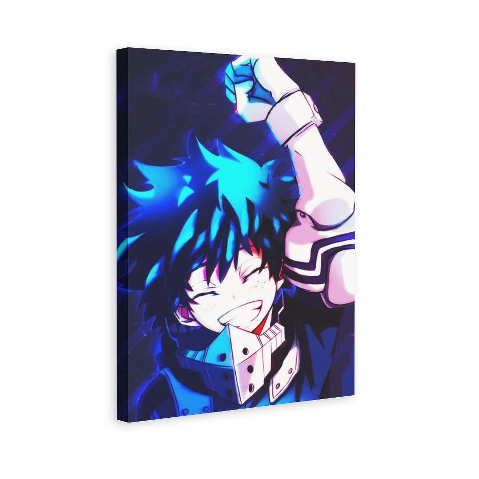 My Hero Academia Deku Canvas Poster - Anime Wall Art Decor for Bedroom, Living Room & Office - 20x30 Inches (50x75cm) - Perfect Gift for MHA Fans & Anime Lovers - Sports Landscape Painting for Home Decoration