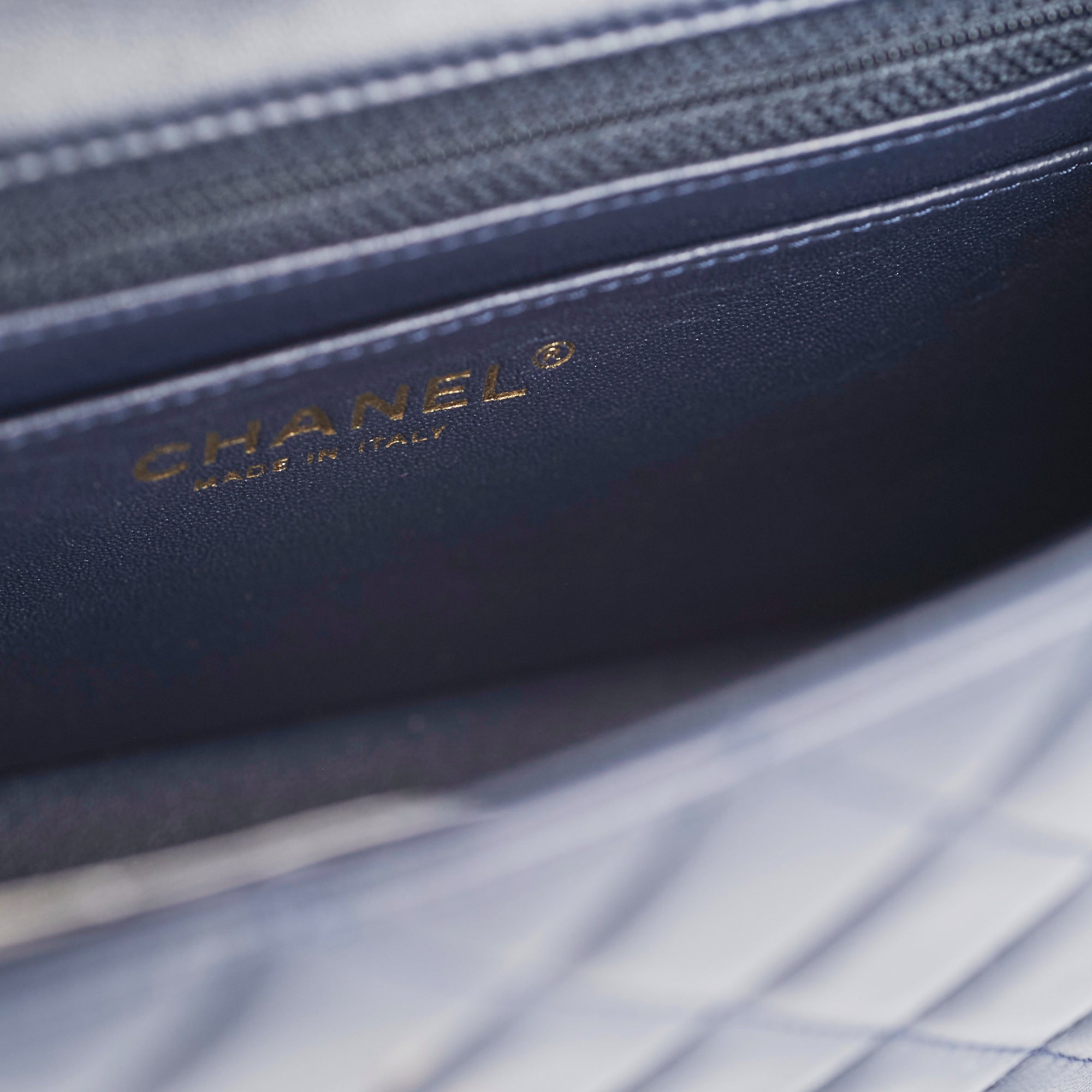 Chanel Mini Rectangular Navy Blue Quilted Caviar Leather Crossbody Bag - Luxury Designer Handbag for Women, Perfect for Evening Events & Date Nights