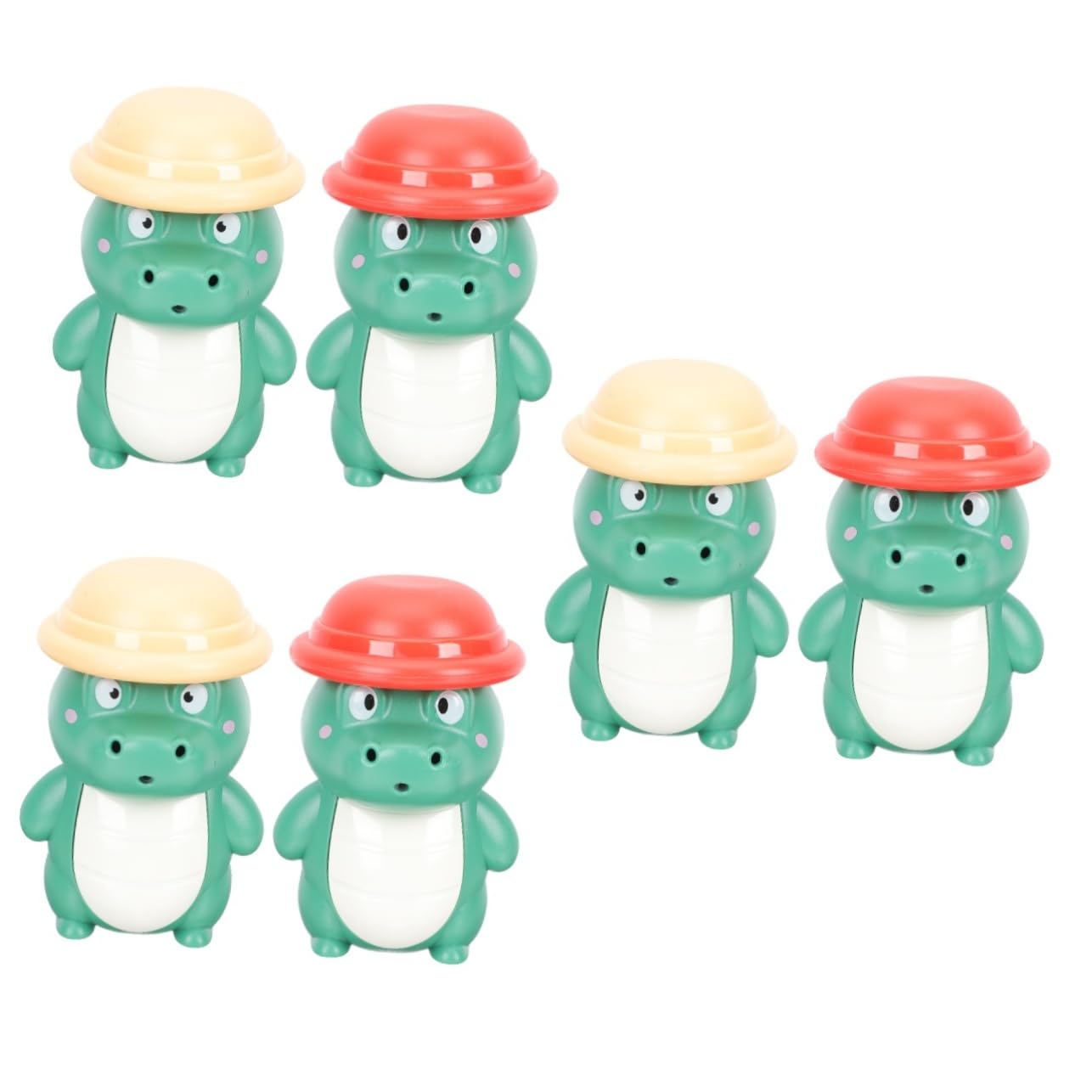 VICASKY 6-Piece Bath Toys Set - Fun Animal Water Sprinkler & Crocodile Bathtub Toys for Toddlers - BPA-Free ABS Plastic for Safe Bath Time Play | Perfect for Kids Bath Time, Pool Parties & Outdoor Water Activities