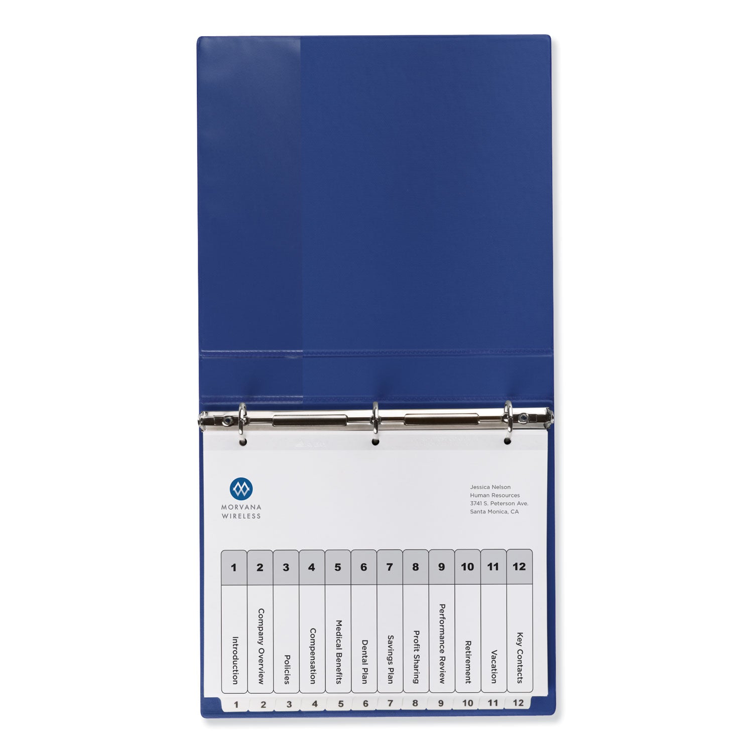 Avery Customizable TOC Ready Index Dividers - 12 Tab Black & White Dividers (1-12, 11