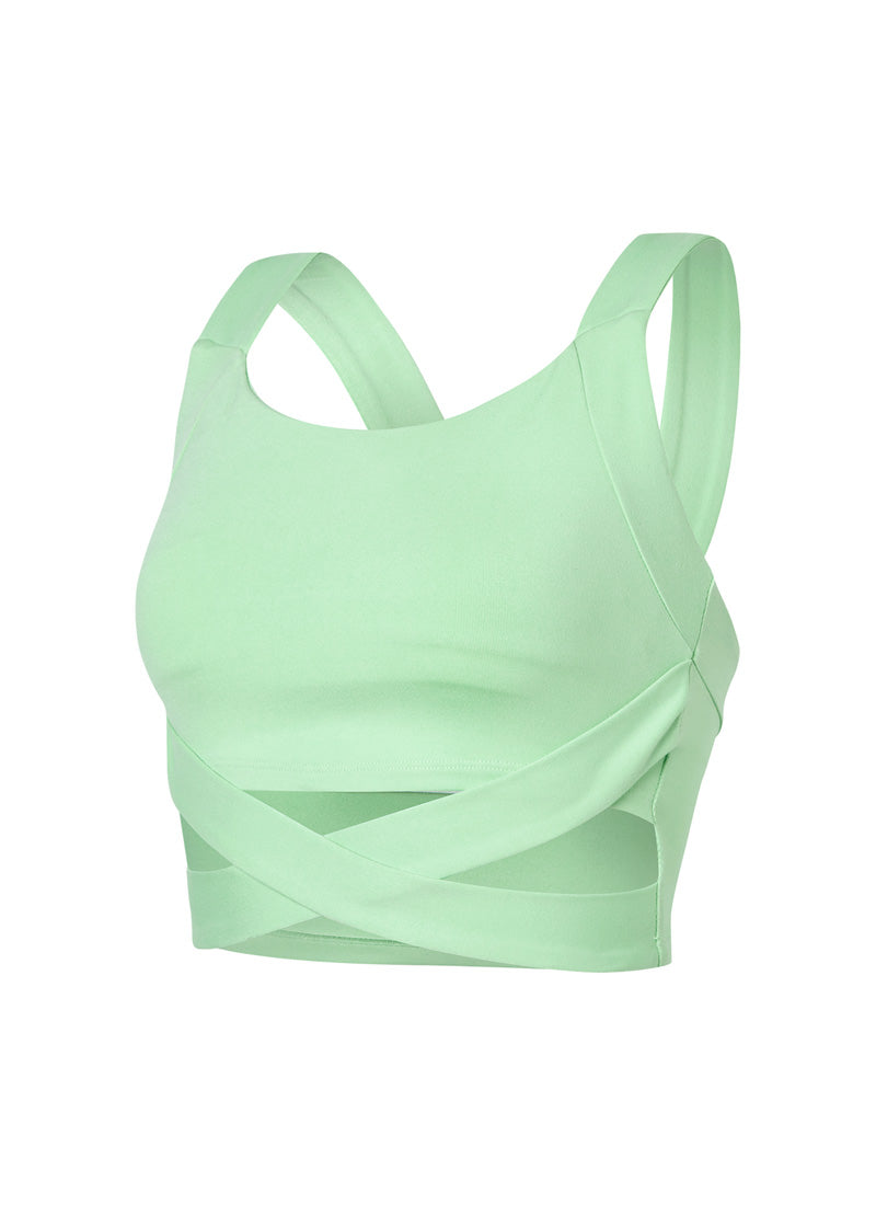 XELLA™ Intension X Cover Bra Top - Wireless Support for Yoga, Running & Everyday Wear - Comfortable Seamless Sports Bra for Women