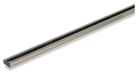6 Ft. Track Rail Lighting System - One Circuit Halo Brushed Nickel Finish for Modern Home & Office Lighting