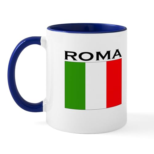 White/Navy Inside - Roma, Italia Mug