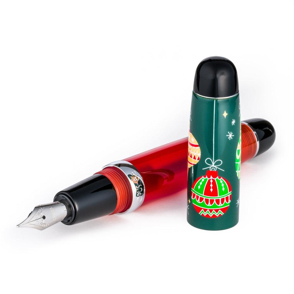 Opus 88 Christmas Tradition Fountain Pen - Limited Edition Holiday Writing Instrument with Smooth Nib for Calligraphy, Journaling & Gift Giving - Perfect for Holiday Cards, Letter Writing & Special Occasions