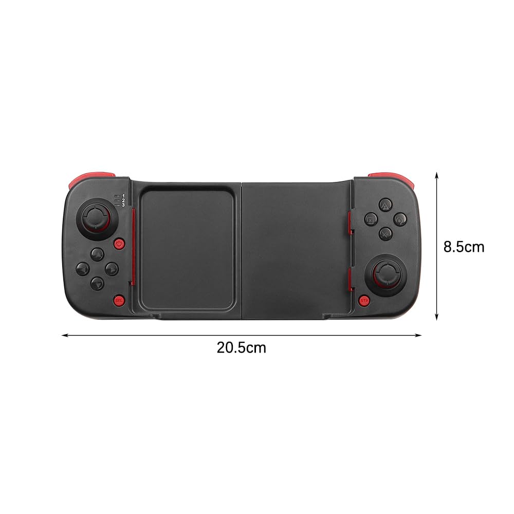 POFET Mobile Game Controller for Android & iOS - Wireless Bluetooth Phone Gamepad with Joystick & Triggers - Perfect for PUBG, Fortnite, COD Mobile Gaming Accessories