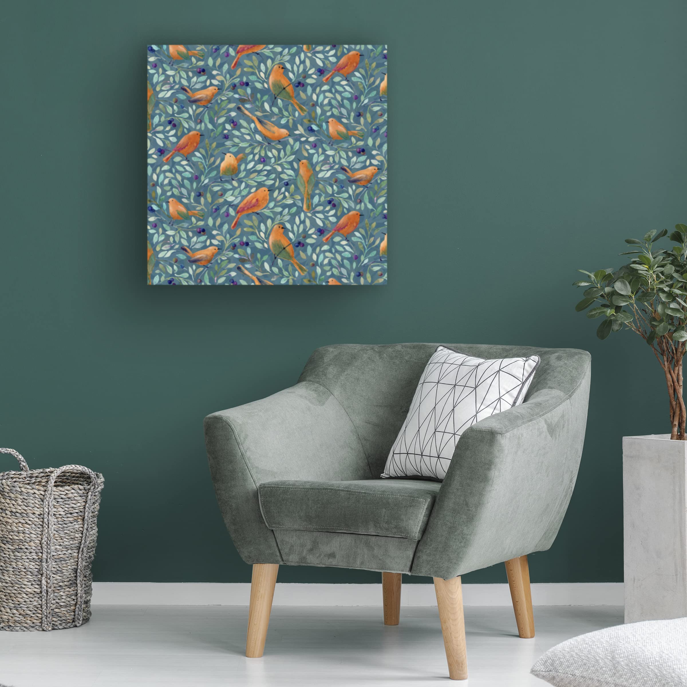 Trademark Fine Art 'Violets 100' Canvas Wall Art Print by Yachal Design - Perfect for Living Room, Bedroom & Office Decor