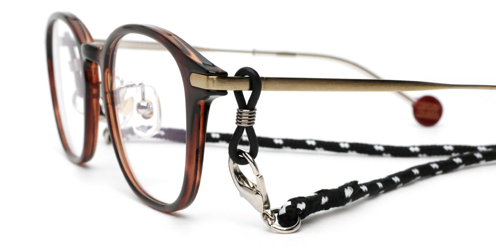 JINS x Disney Collection Glasses Strap (Black) - Adjustable Eyewear Holder for Sports, Reading & Daily Use - Secure Anti-Slip Neck Cord for Glasses & Sunglasses